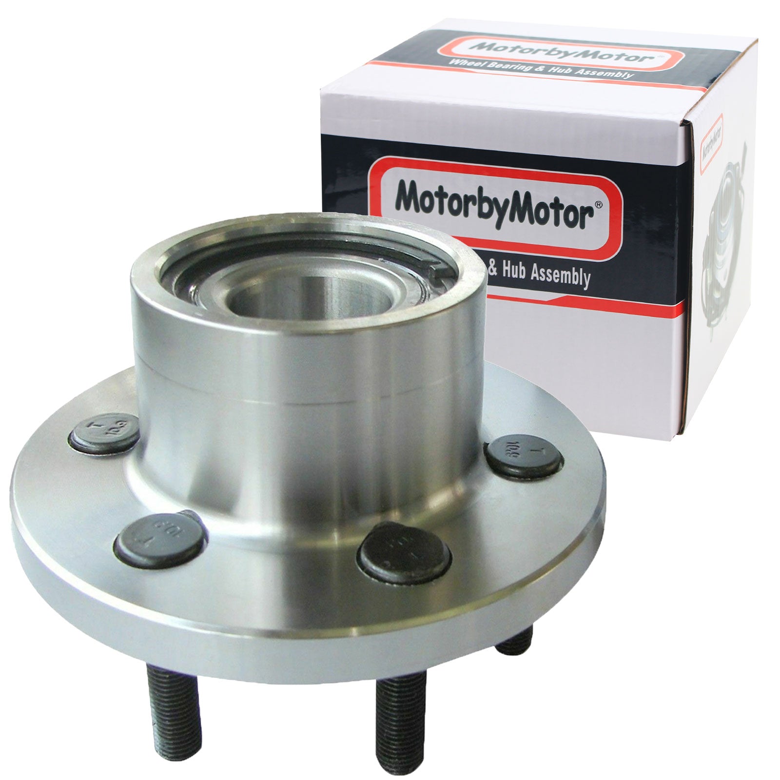 MotorbyMotor 515032 Front Wheel Bearing and Hub Assembly 2WD with 6 Lugs Fits for 1999-2003 Dodge Durango, 1997-2004 Dodge Dakota Hub Bearing (2WD RWD, w/2-Wheel ABS)-2PK MotorbyMotor