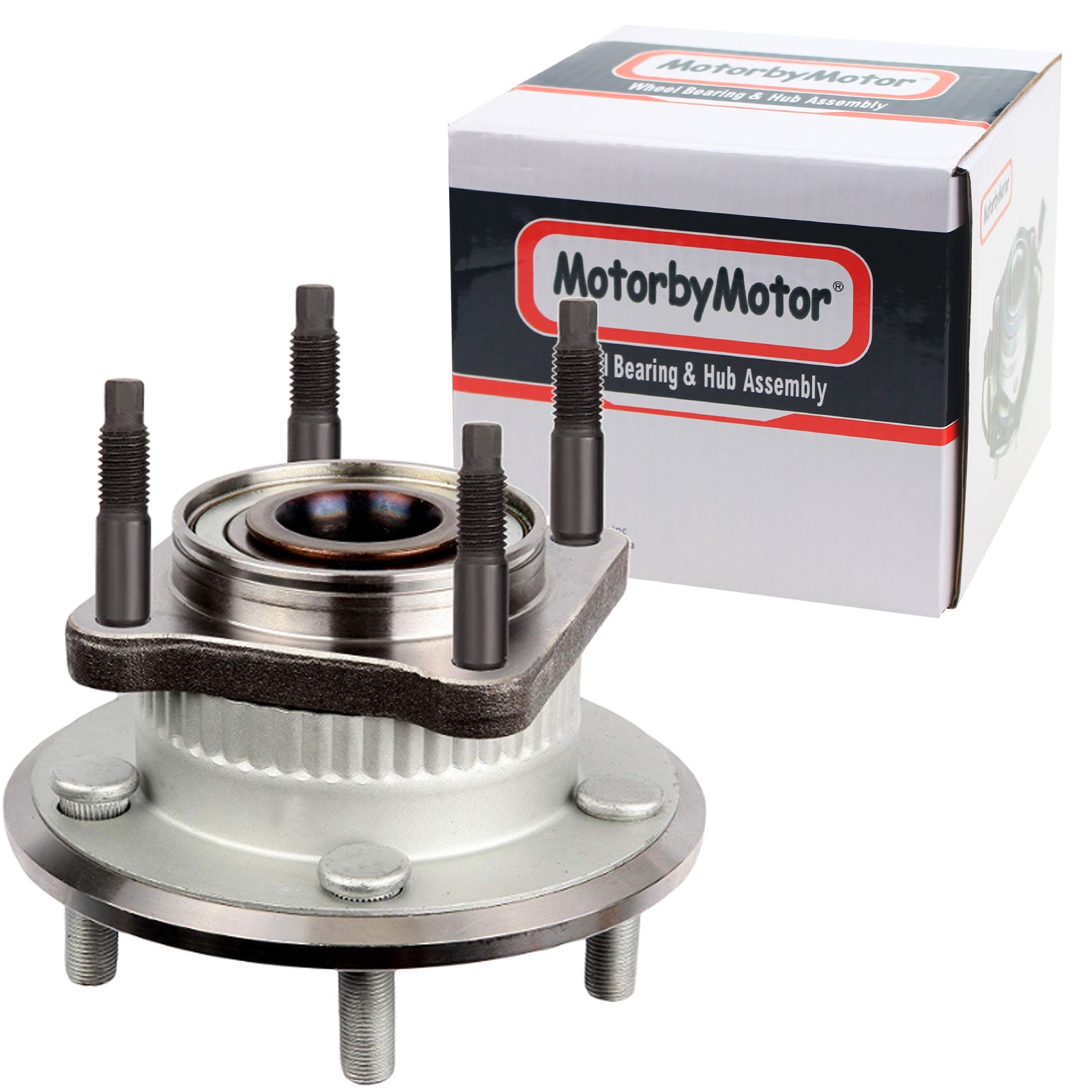MotorbyMotor 512302 Rear Wheel Bearing and Hub Assembly with 5 Lugs fits for Jeep Commander Grand Cherokee Low-Runout OE Directly Replacement Hub Bearing MotorbyMotor
