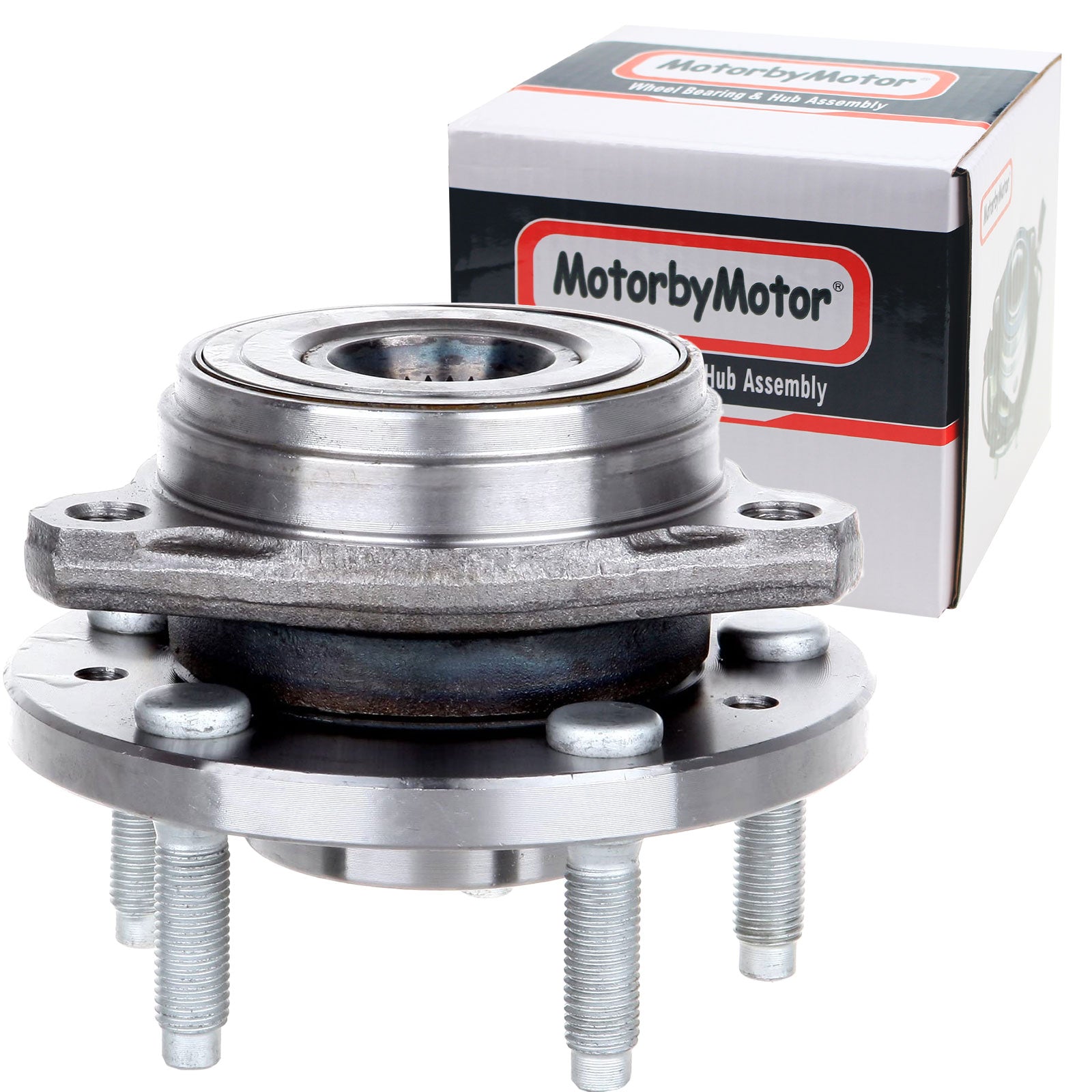 MotorbyMotor 513156 Front Wheel Bearing and Hub Assembly with 5 Lugs Fits for Ford Windstar 1999 thru 2003 Low-Runout OE Directly Replacement Hub Bearing MotorbyMotor