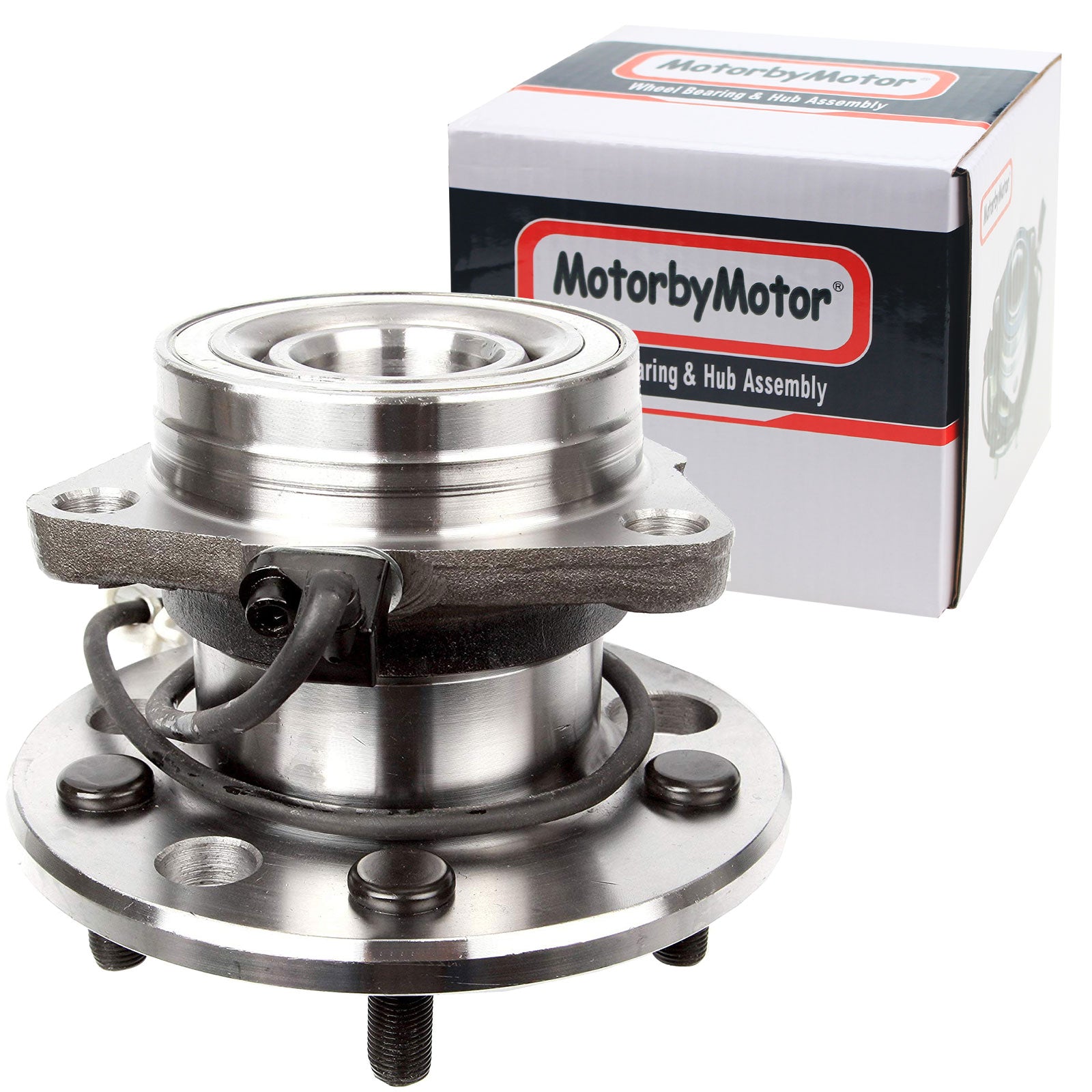 MotorbyMotor 515019 Front Wheel Bearing and Hub Assembly with 5 Lugs fits for Chevrolet Astro,GMC Safari Low-Runout OE Directly Replacement Hub Bearing AWD w/ABS MotorbyMotor