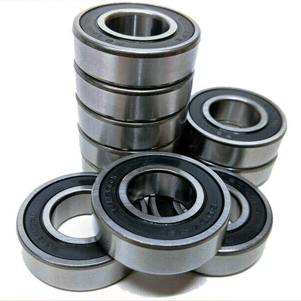 6004 Bearings, Ball Bearings for Electric Motors, Wheels, Bicycle, Power Tools, DIY, Garden Machinery etc-Sealed Ball Bearing 20x42x12mm 6004-2RS MotorbyMotor