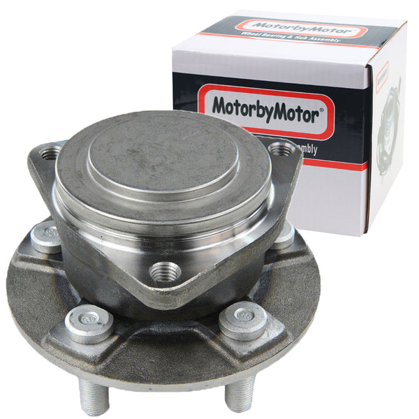 MotorbyMotor 513325 (2WD) Front Wheel Bearing Hub Assembly with 5 Lugs Fits for Chrysler 300, Dodge Charger Challenger Low-Runout OE Directly Replacement Hub Bearing RWD MotorbyMotor