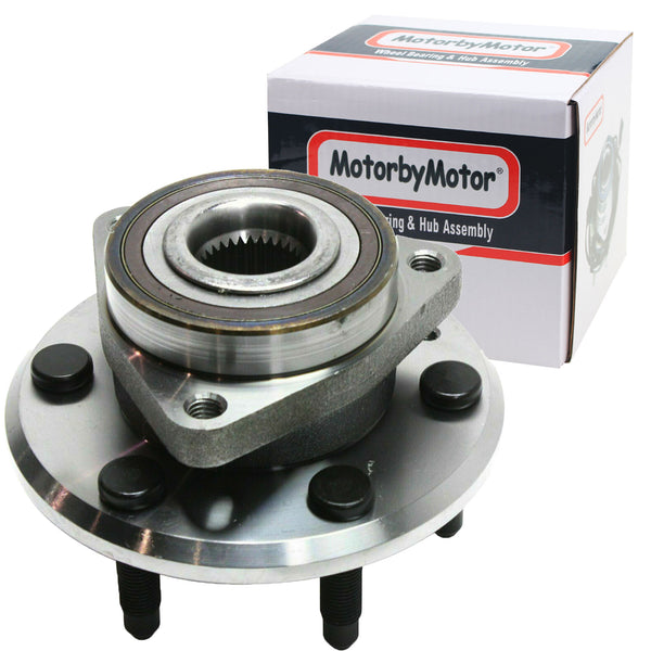 MotorbyMotor 513277 Front or Rear Wheel Bearing Hub Assembly with 6 Lugs Fits for 08-17 Buick Enclave, 09-17 Chevy Traverse, 07-16 GMC Acadia, 07-10 Saturn Outlook Hub Bearing (All Models) MotorbyMotor