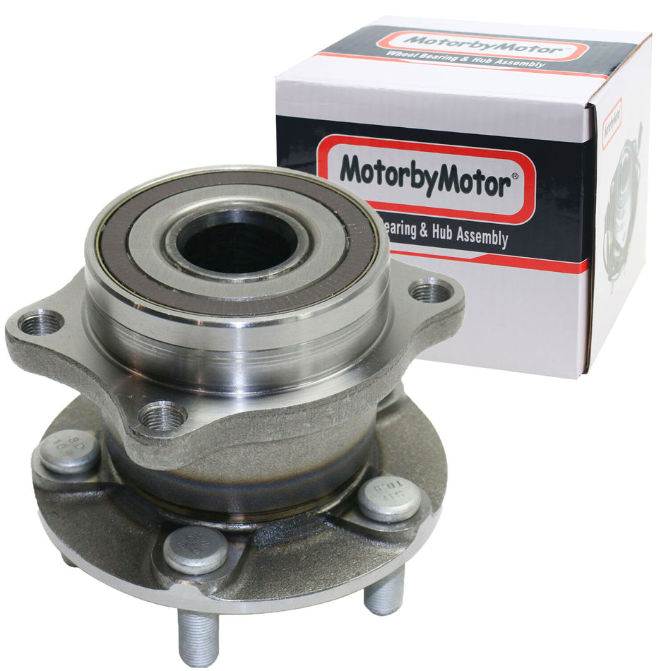 MotorbyMotor 512401 Rear Heavy Duty Wheel Bearing Assembly with 5 Lugs Fits Subaru Forester BRZ Legacy Outback Impreza WRX STI Crosstrek, Scion FR-S, Toyota 86 Wheel Bearing and Hub Assembly (w/ABS) MotorbyMotor