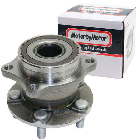 MotorbyMotor 512401 Rear Heavy Duty Wheel Bearing Assembly with 5 Lugs Fits Subaru Forester BRZ Legacy Outback Impreza WRX STI Crosstrek, Scion FR-S, Toyota 86 Wheel Bearing and Hub Assembly (w/ABS) MotorbyMotor