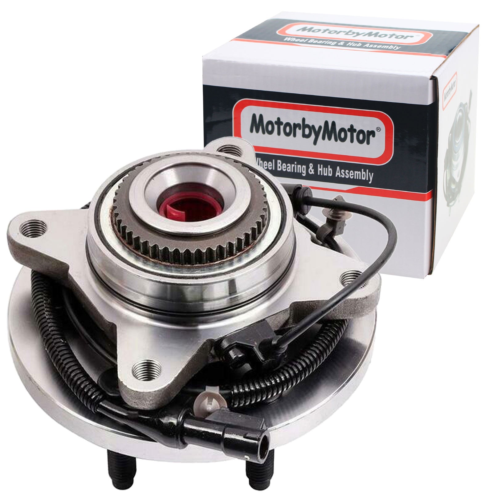 MotorbyMotor 515119 (4WD) Front Wheel Bearing and Hub Assembly 4WD with 6 Lugs Fits for 2009 2010 Ford F-150 (Not for Heavy Duty Payload Models), Lincoln Navigator Hub Bearing (4WD 4x4, w/ABS) MotorbyMotor