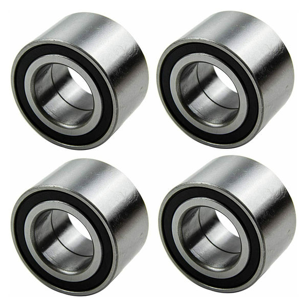 Front & Rear Wheel Bearing Fits for Grizzly 350 400 450 550 660 700 YFM, Kodiak 400 450 YFM, Big Bear 400 YFM40-Set of 4 MotorbyMotor