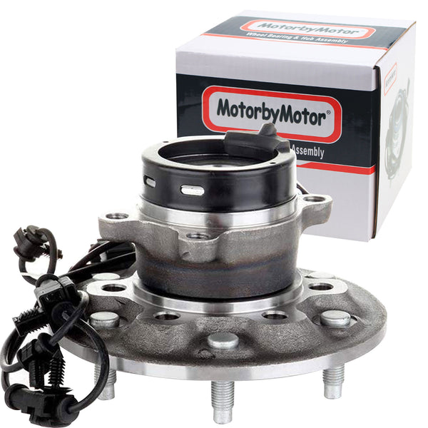MotorbyMotor 515110 Front Driver Side Wheel Bearing and Hub Assembly 4WD with 6 Lugs Fits for Chevy Colorado, GMC Canyon, Isuzu I-350 I-370 Hub Bearing(w/ABS-Left (LH) Side) MotorbyMotor
