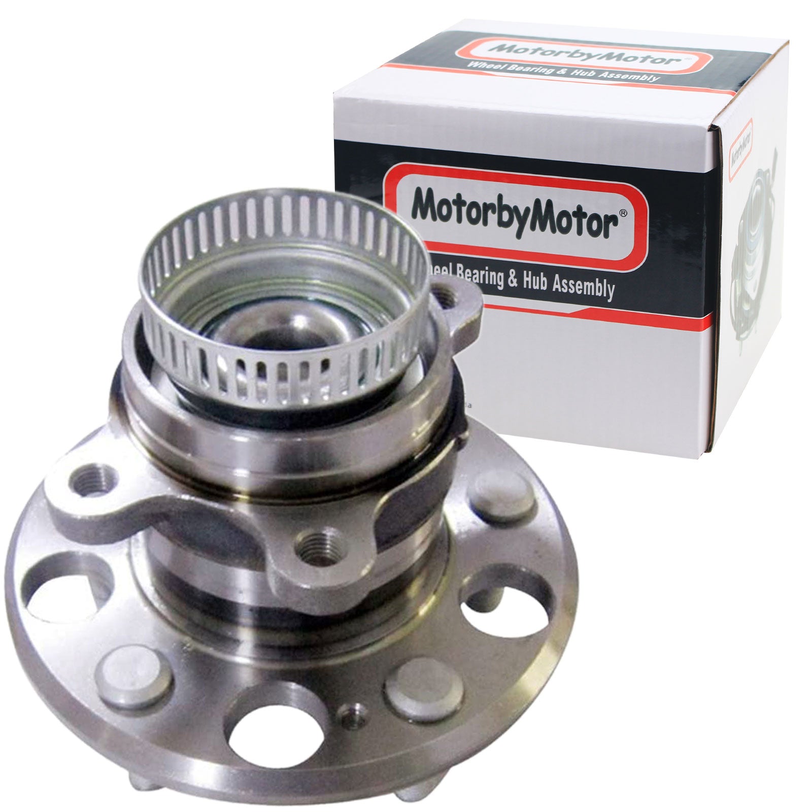 MotorbyMotor 512340 Rear Wheel Bearing and Hub Assembly 2WD with 5 Lugs Fits for Hyundai Elantra 2007-2012 (2.0L 4 Cyl)-2WD FWD, w/ABS MotorbyMotor