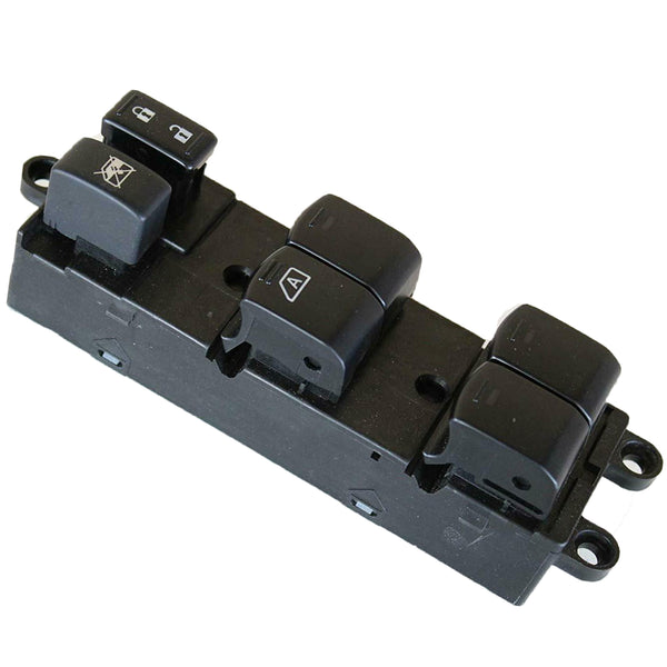 (Front Left) Master Power Window Switch Fit 2009 2010 2011 2012 Nissan Versa Car Door Window Switch, LH Driver Side, 25401-ZW80A MotorbyMotor