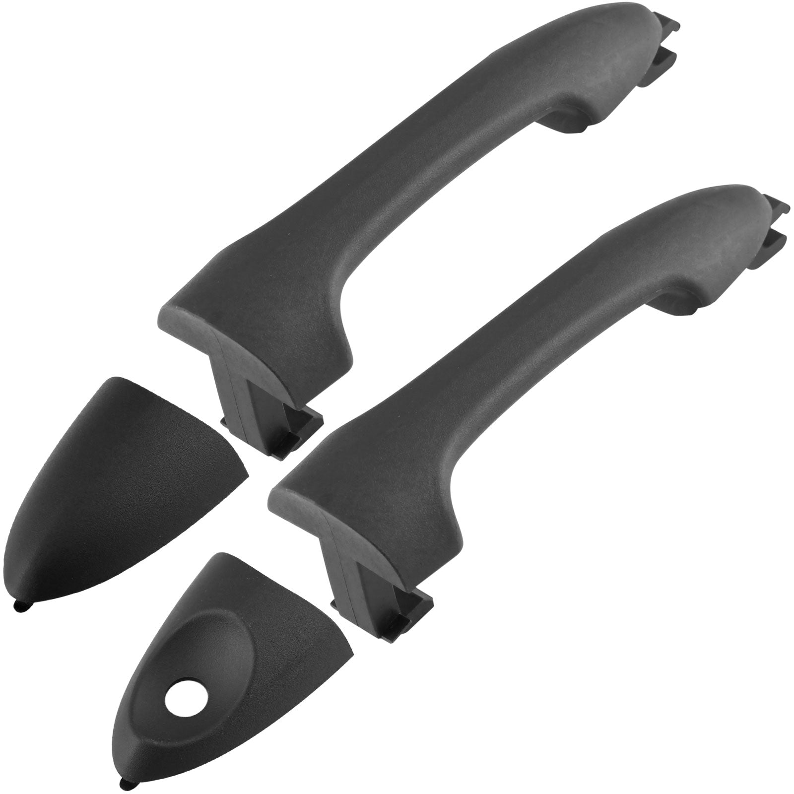 MotorbyMotor 2Pcs Front Exterior Door Handle Fits for Ford Focus 2000-2007, Ford Escape 2001-2007, Mazda Tribute 2001-2006 Outer Outside Car Door Handles MotorbyMotor