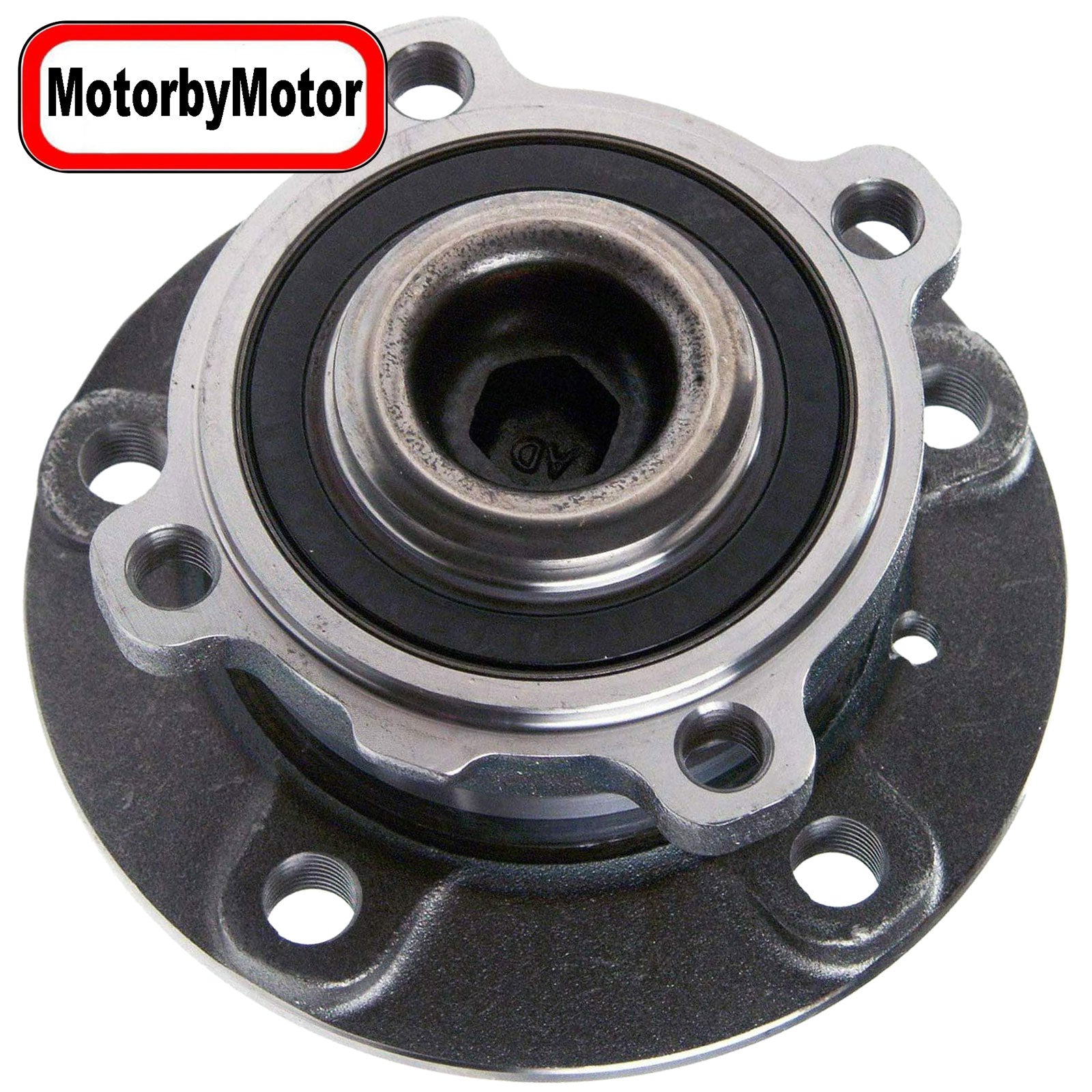 MotorbyMotor 513173 Front Wheel Bearing and Hub Assembly Fits for BMW 745i 745Li 750i 750Li 760i 760Li Alpina B7 Hub Bearing Assembly (All Models; 5 Bolts (Not Include) MotorbyMotor