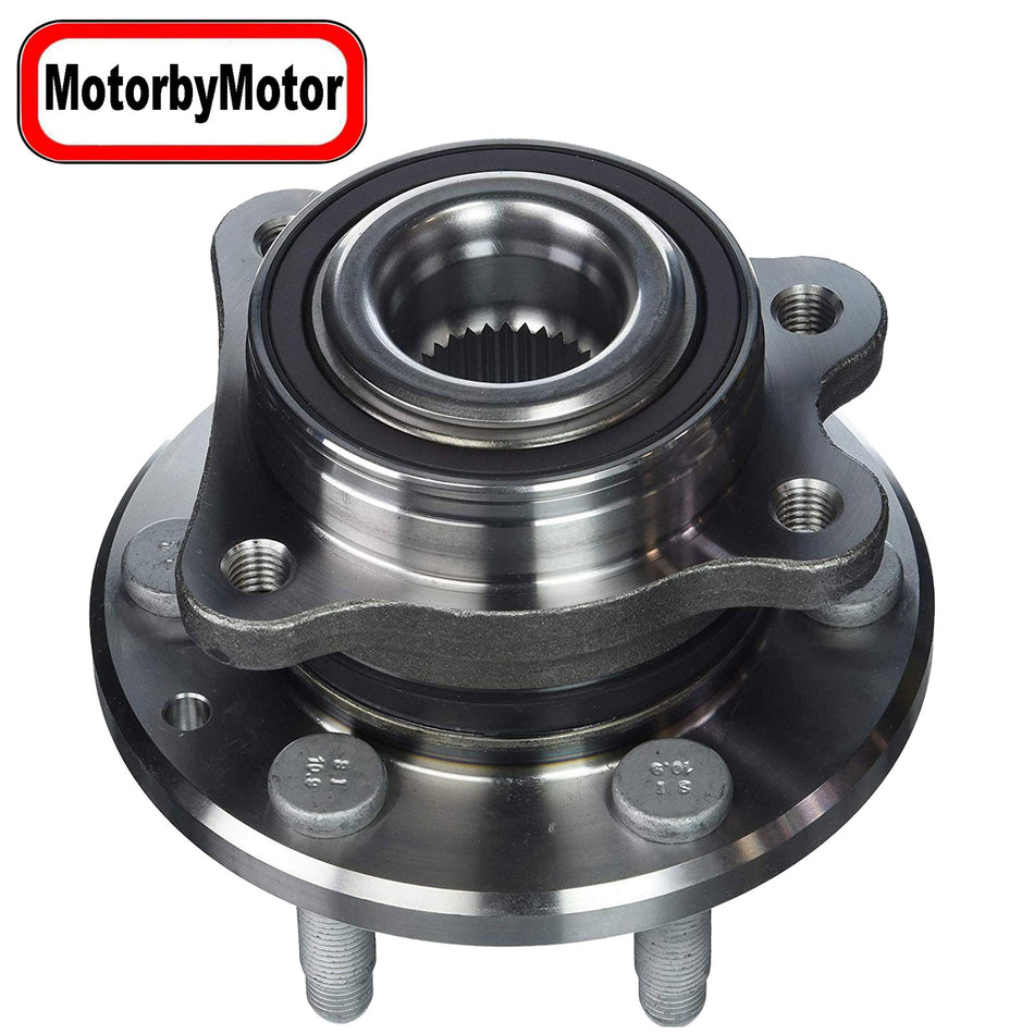 MotorbyMotor 515167 Front Wheel Bearing Hub Assembly 4WD 6 Lugs 2015-2019 Chevy Colorado & GMC Canyon Hub Bearing (4x4) MotorbyMotor