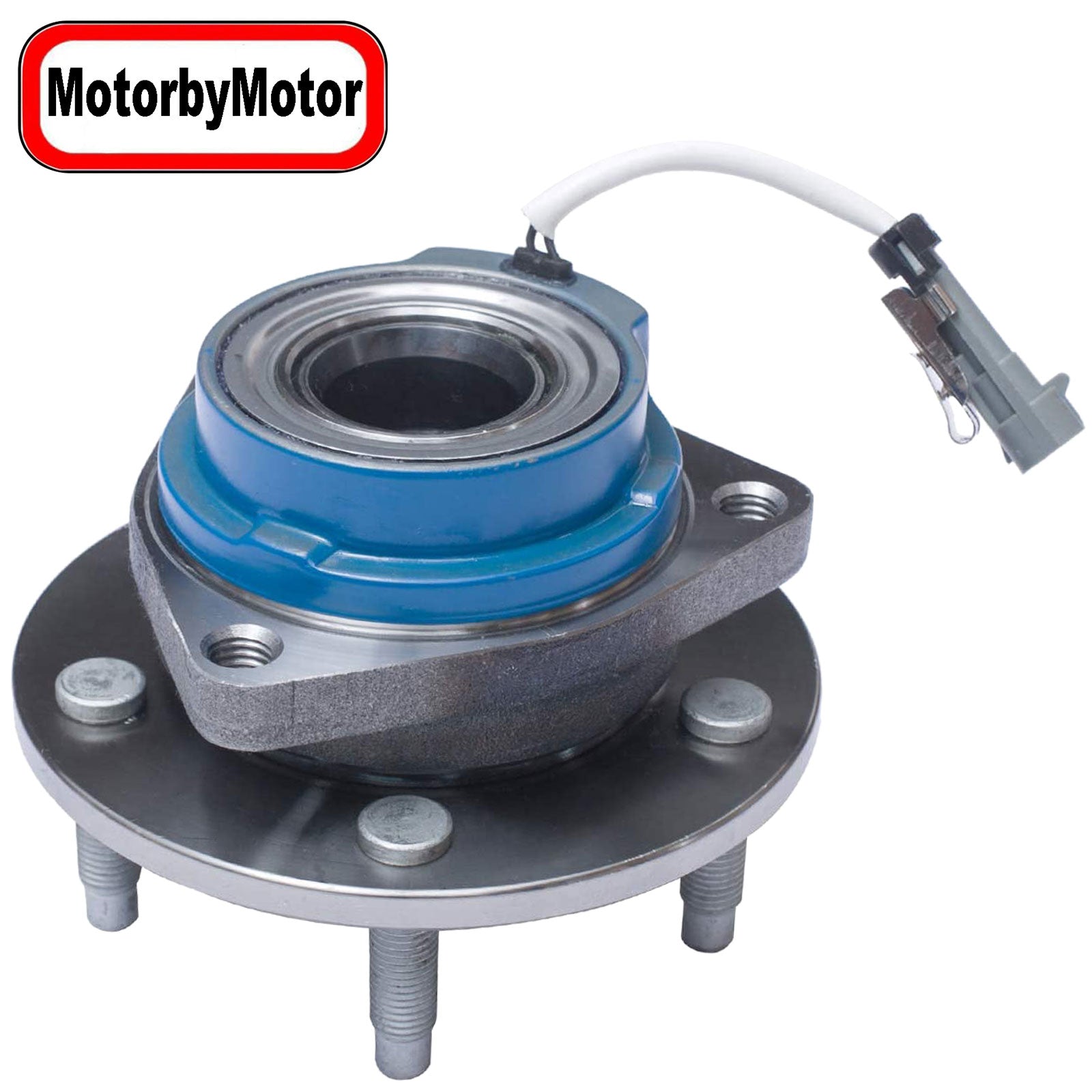 MotorbyMotor 512223 Rear Wheel Bearing and Hub Assembly with 5 Lugs, 2003-2007 Cadillac CTS, 2005-2011 Cadillac STS Low-Runout OE Directly Replacement w/ABS MotorbyMotor