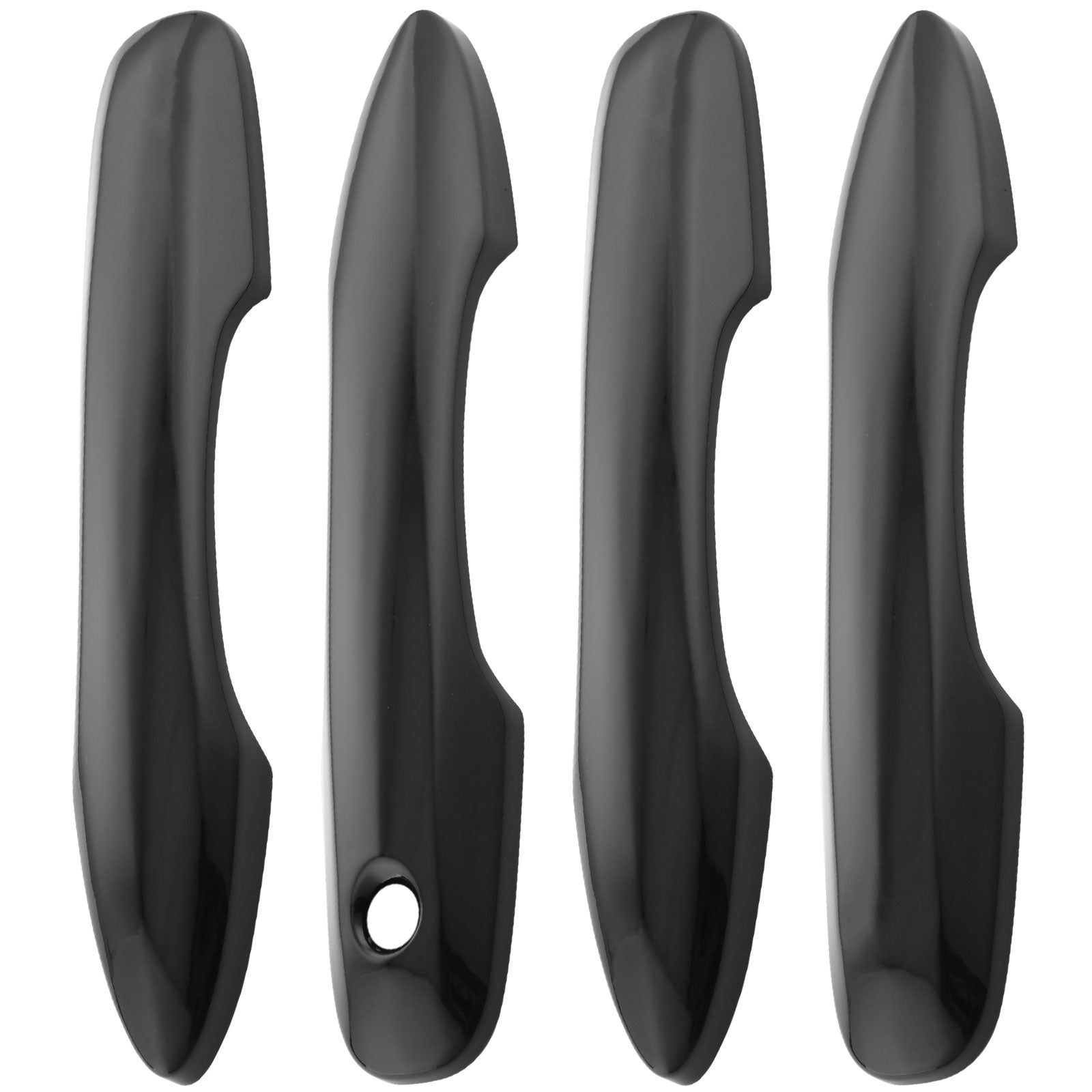4Pcs Glossy Black Door Handle Covers W/O Keyhole Fits for Toyota Camry Corolla Prius Prime Car Door Handle MotorbyMotor