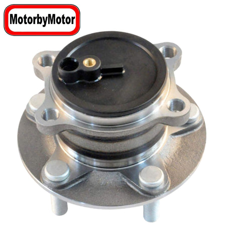 MotorbyMotor 512519 FWD Rear Heavy Duty Wheel Bearing Assembly with 5 Lugs Fits for 2014-2018 Mazda 6, 2013-2018 Mazda CX-5 Wheel Bearing and Hub Assembly (2WD, w/ABS) MotorbyMotor