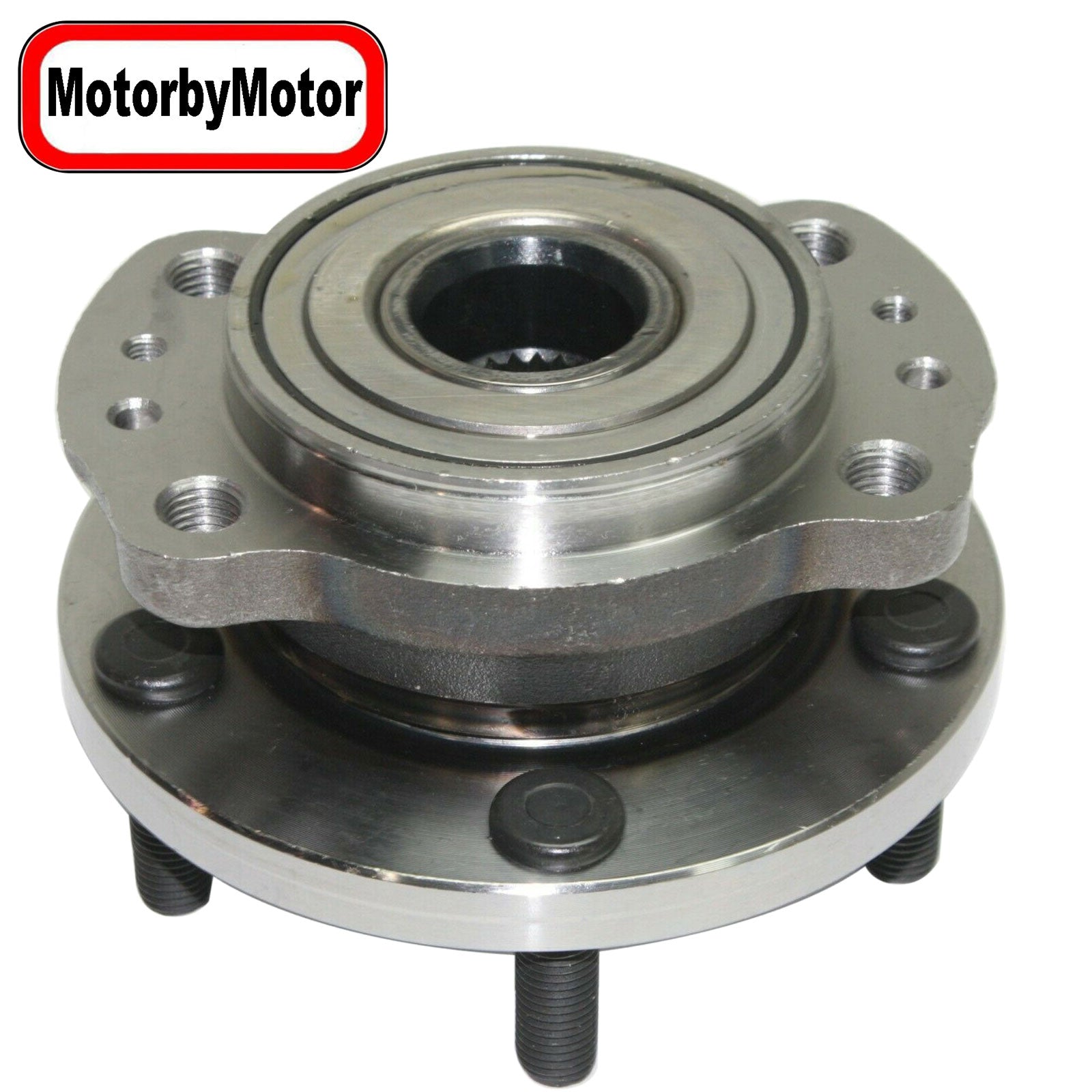 MotorbyMotor 512157 Rear Wheel Bearing Hub Assembly with 5 Lugs, Chrysler Town & Country, Dodge Grand Caravan Low-Runout OE Directly Replacement MotorbyMotor