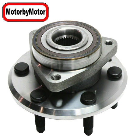 MotorbyMotor 513277 Front or Rear Wheel Bearing Hub Assembly with 6 Lugs Fits for 08-17 Buick Enclave, 09-17 Chevy Traverse, 07-16 GMC Acadia, 07-10 Saturn Outlook Hub Bearing (All Models) MotorbyMotor