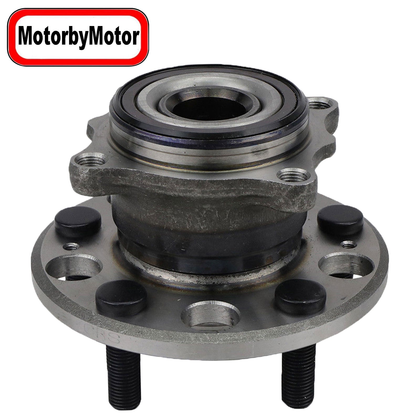 MotorbyMotor 512321 Rear Wheel Bearing & Hub Assembly with 5 Lugs,2005-2012 Acura RL,2009-2013 Acura TL Low-Runout OE Directly Replacement (w/ABS, AWD) MotorbyMotor