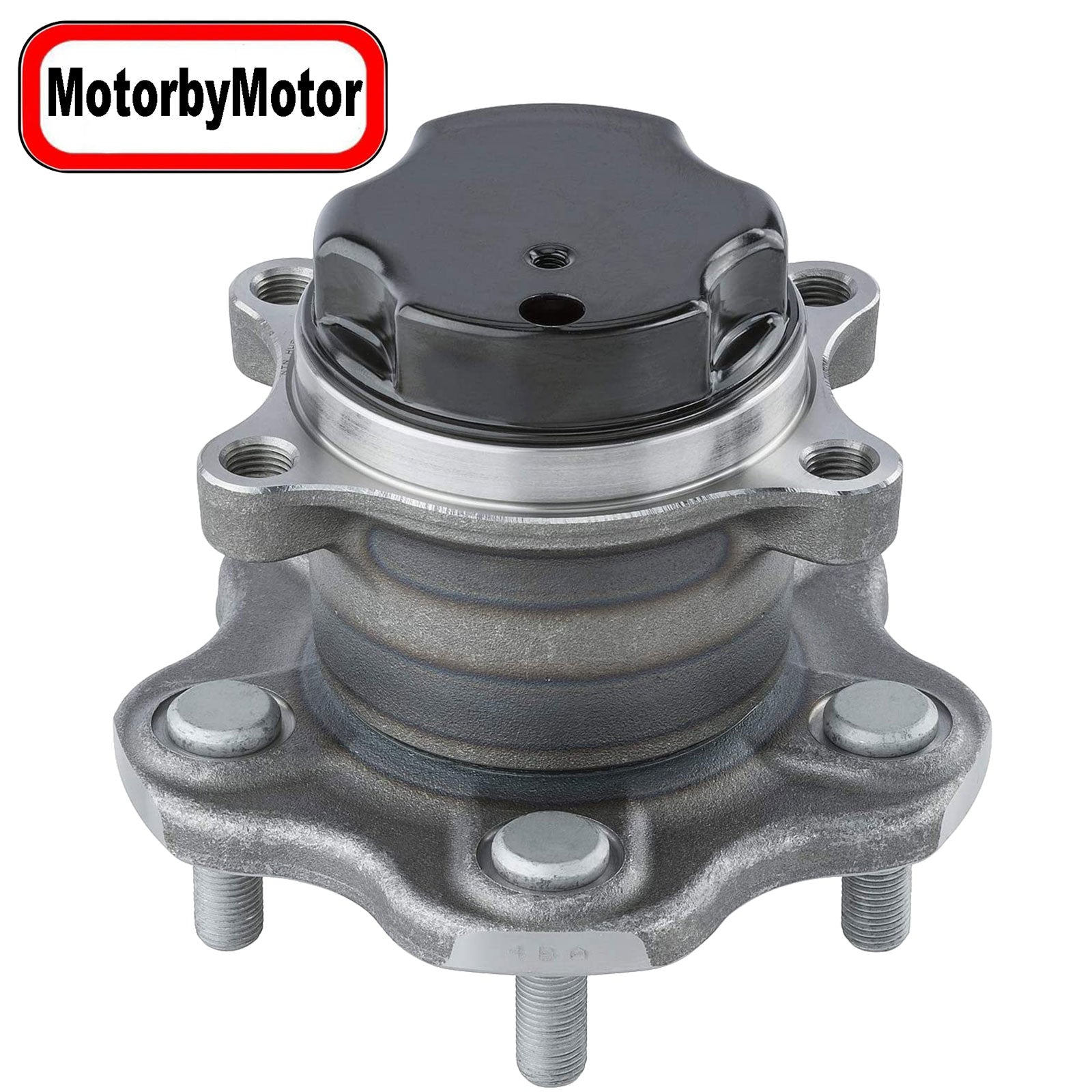 MotorbyMotor 512533 Rear Wheel Bearing and Hub Assembly with 5 Lugs fits for Chevy City Express,Nissan NV200 Low-Runout OE Directly Replacement Hub Bearing MotorbyMotor