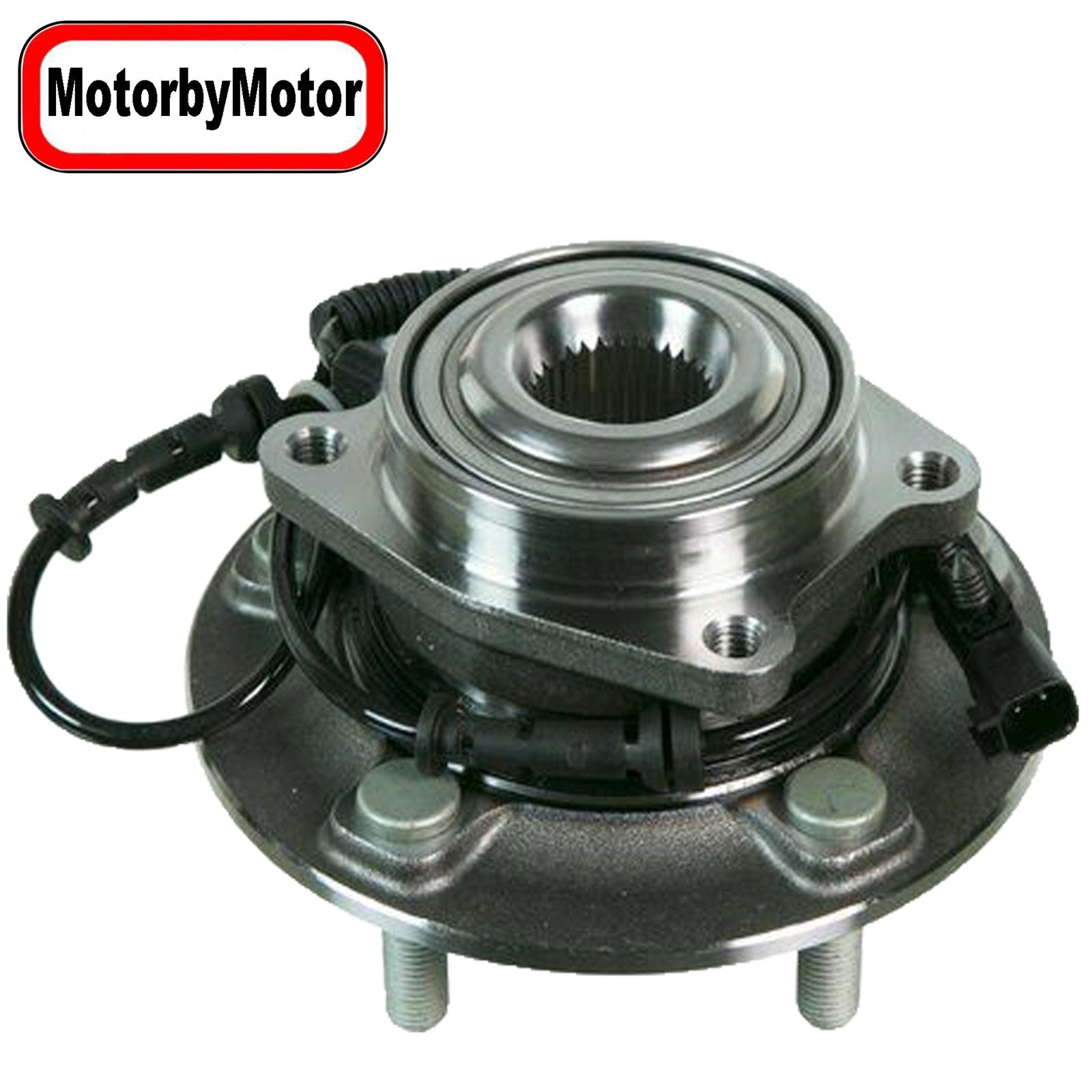 MotorbyMotor 515150 Front Wheel Bearing and Hub Assembly with 5 Lugs for Chrysler Town & Country, Dodge Grand Caravan,Ram C/V,Volkswagen Routan Low-Runout OE Directly Replacement Hub Bearing w/ABS MotorbyMotor
