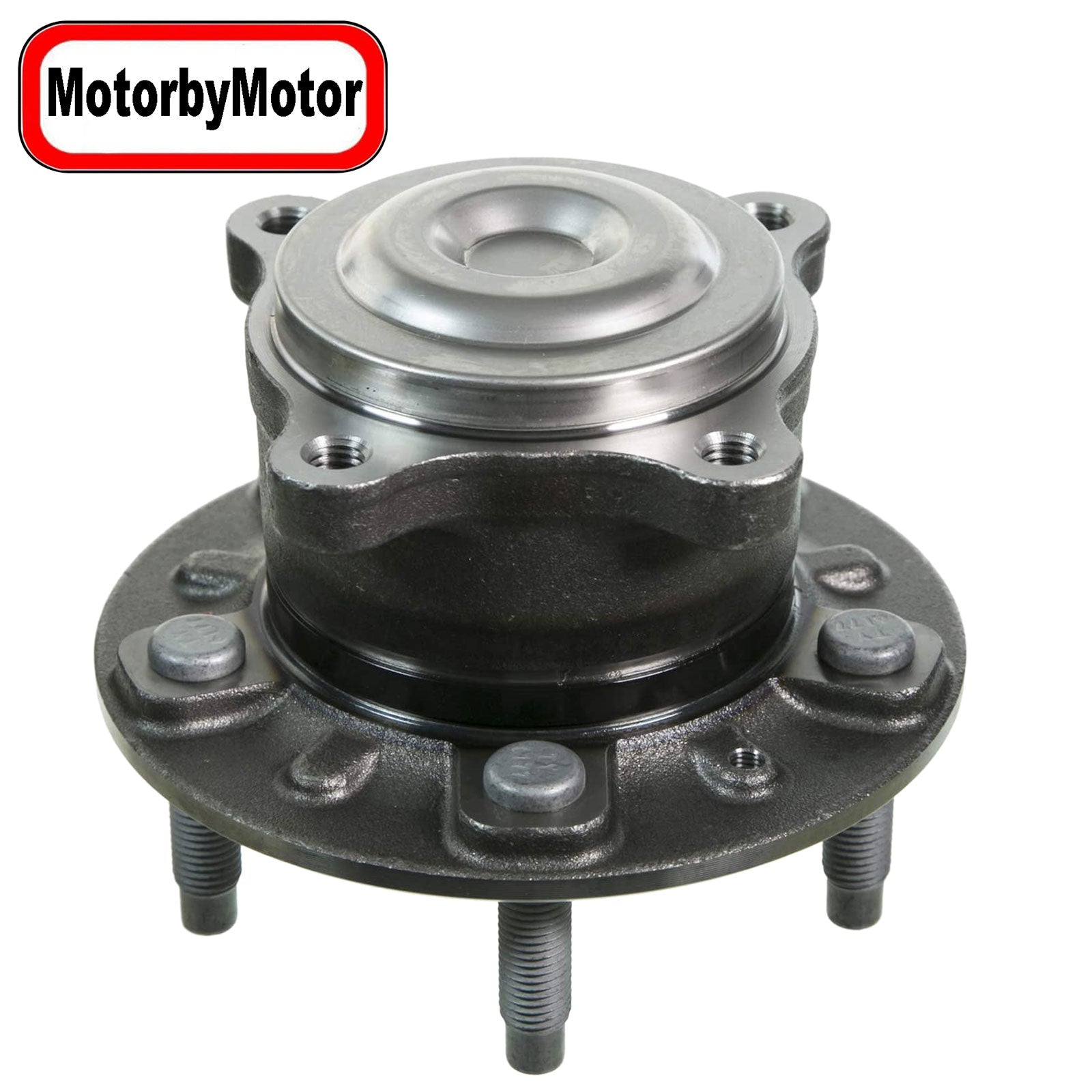 MotorbyMotor 512508 Rear Wheel Bearing and Hub Assembly with 5 Lugs fits for Buick Verano,Chevy Cruze,Chevy Volt Low-Runout OE Directly Replacement Hub Bearing MotorbyMotor