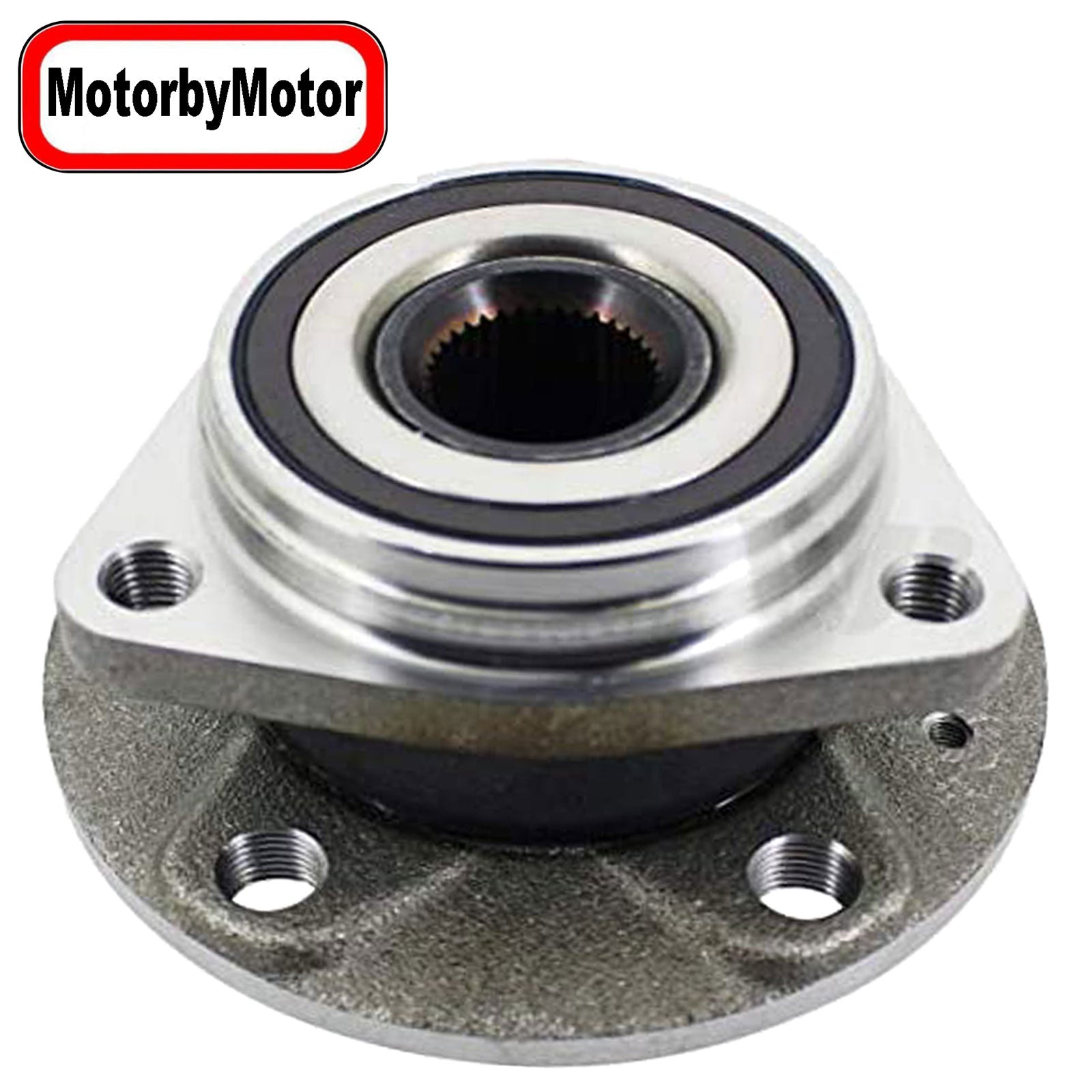 MotorbyMotor Front Wheel Bearing and Hub Assembly Replacement for Audi A3 A3 Sportback E-Tron Q3 S3 TT TT RS Quattro TTS Quattro, for Volkswagen Arteon Golf GTI Jetta Tiguan Hub Bearing-513379 MotorbyMotor