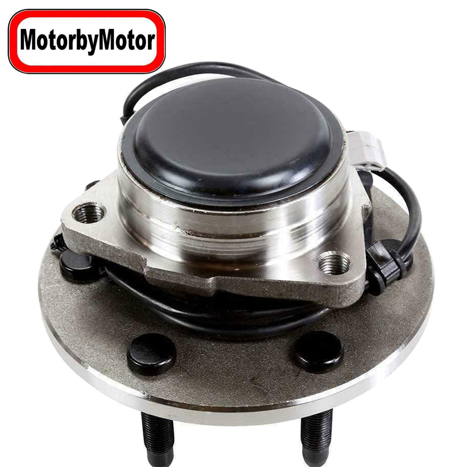 MotorbyMotor 515054 2WD Front Wheel Bearing Hub Assembly w/6 Lugs Fits for Chevy Avalanche Silverado Suburban 1500 Express 1500 2500, GMC Sierra 1500 Savana 1500 2500 Hub Bearing (2WD RWD) MotorbyMotor