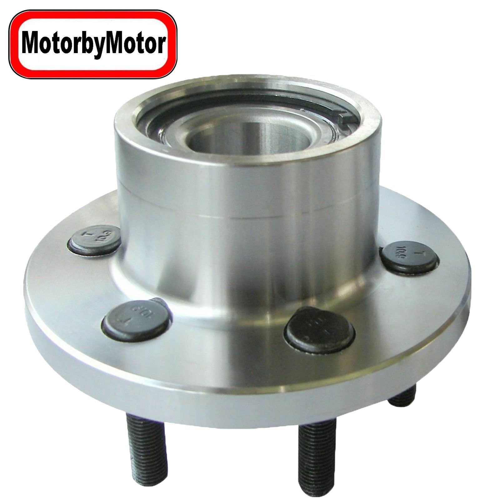 MotorbyMotor 515032 Front Wheel Bearing and Hub Assembly 2WD with 6 Lugs Fits for 1999-2003 Dodge Durango, 1997-2004 Dodge Dakota Hub Bearing (2WD RWD, w/2-Wheel ABS)-2PK MotorbyMotor