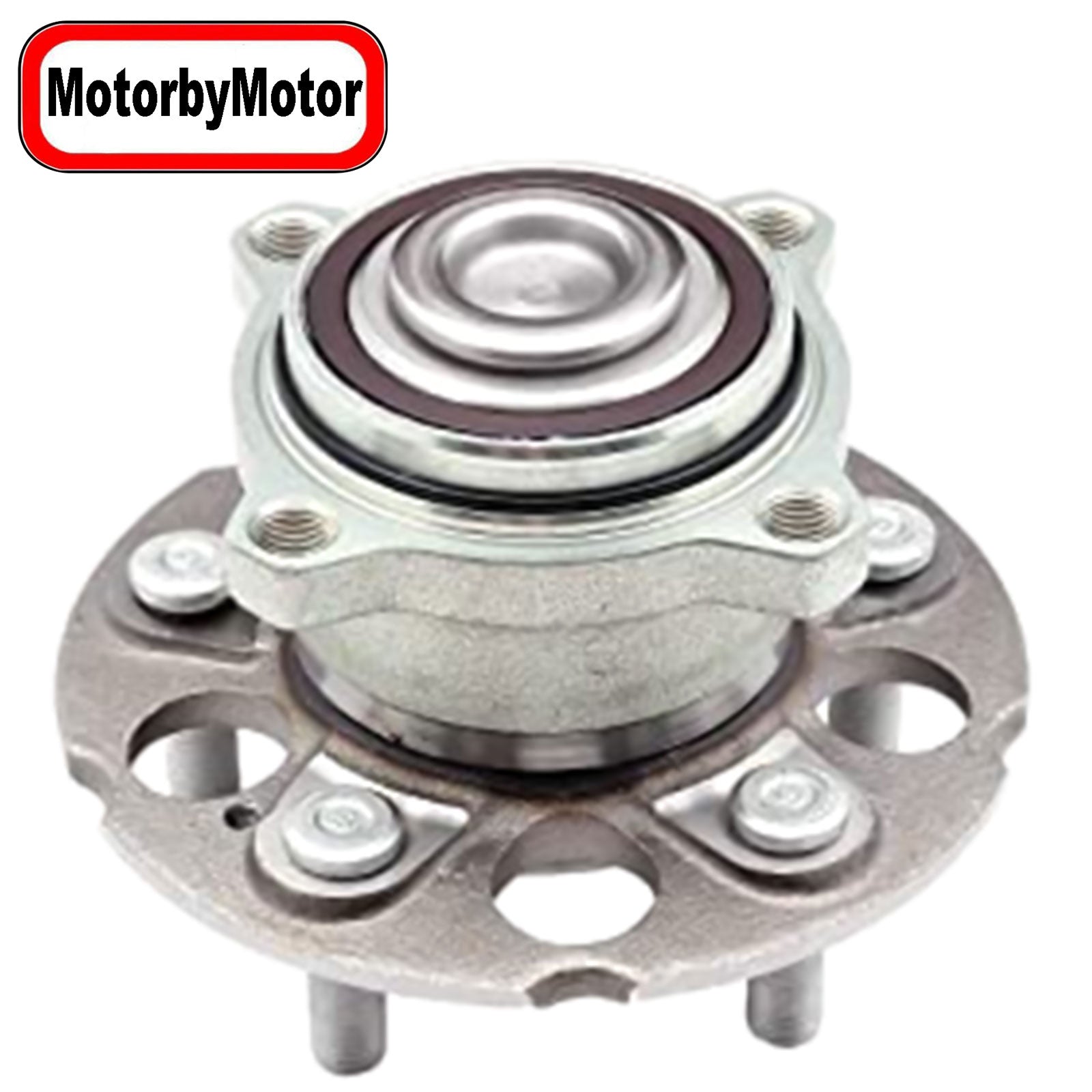 MotorbyMotor FWD-512344 2WD Rear Wheel Bearing Hub Assembly, Honda (2010-2011 Accord Crosstour, 07-11 CR-V, 12-15 Crosstour) Wheel Hub w/5 Lugs MotorbyMotor