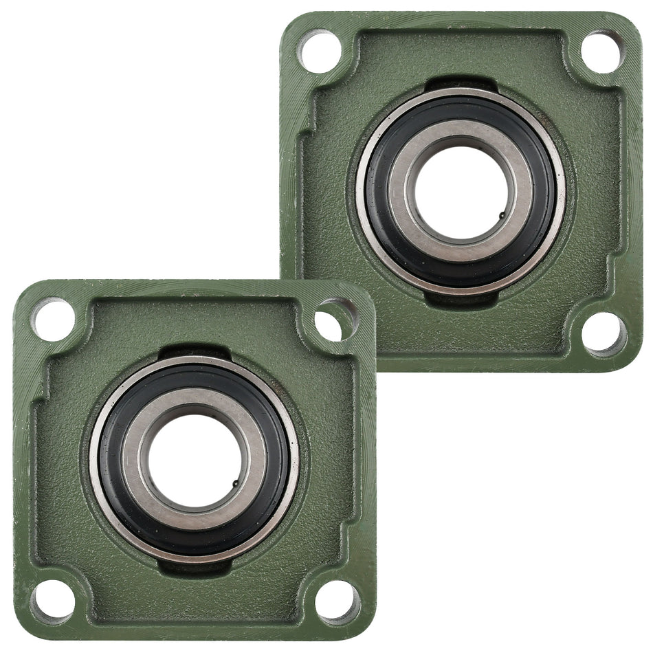 UCP208-24 Solid Pillow Block Flange Mounted Bearing-1-1/2" Bore 2 Bolt -Self Aligning-Pillow Block Bearing-2Pack MotorbyMotor