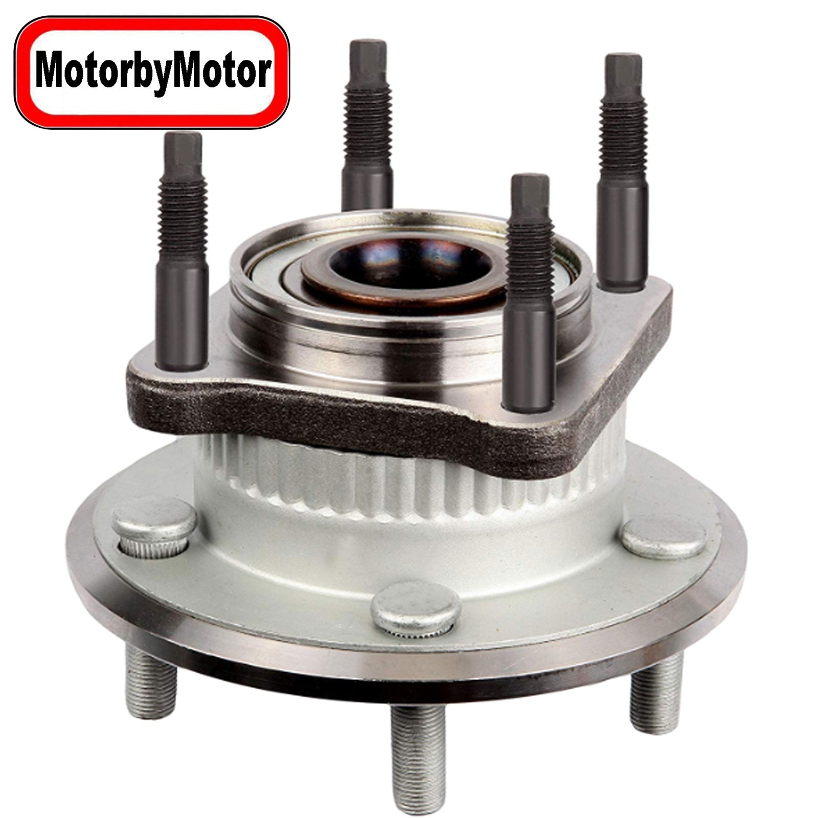 MotorbyMotor 512302 Rear Wheel Bearing and Hub Assembly with 5 Lugs fits for Jeep Commander Grand Cherokee Low-Runout OE Directly Replacement Hub Bearing MotorbyMotor