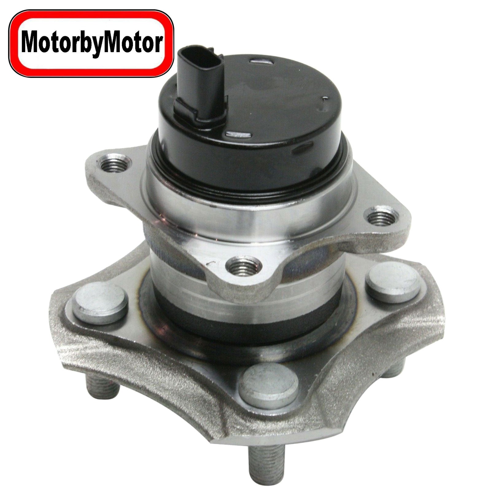 MotorbyMotor 512209 Rear Wheel Bearing Hub Assembly with 4 Lugs Scion XA XB 2004-2006, Toyota Echo 2000-2005 Low-Runout OE Directly Replacement (w/ABS) MotorbyMotor