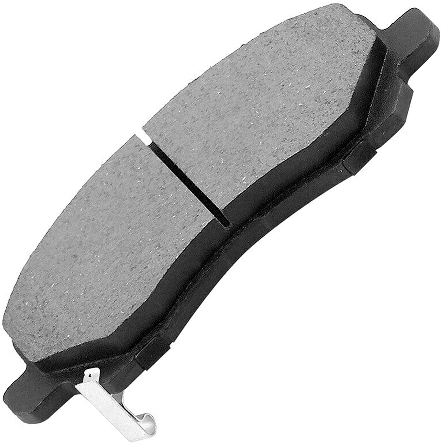 Front Ceramic Brake Pads w/Hardware Kits Buick Allure Lacrosse Terraza, Chevrolet Uplander, Pontiac Grand Prix Montana, Saturn Relay-Low Dust Brake Pad-4 Pack MotorbyMotor