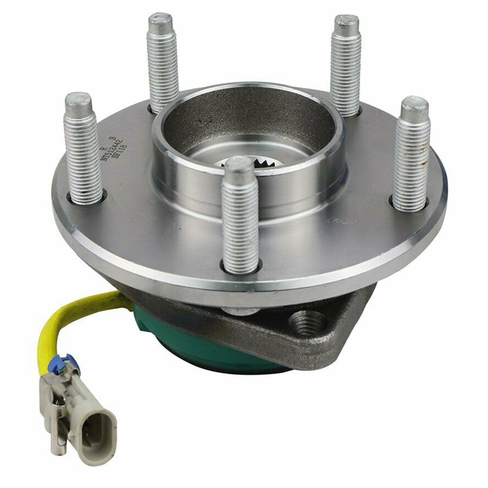 MotorbyMotor 512442 Rear Wheel Bearing and Hub Assembly w/5 Lugs Fits for Chevy Corvette 2009-2013 Low-Runout OE Directly Replacement Hub Bearing MotorbyMotor