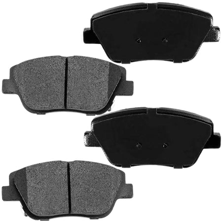 MotorbyMotor 4PC Front Ceramic Brake Pads with Hardware Kits, Hyundai Sonata, Kia Optima Low Dust Brake Pad MotorbyMotor