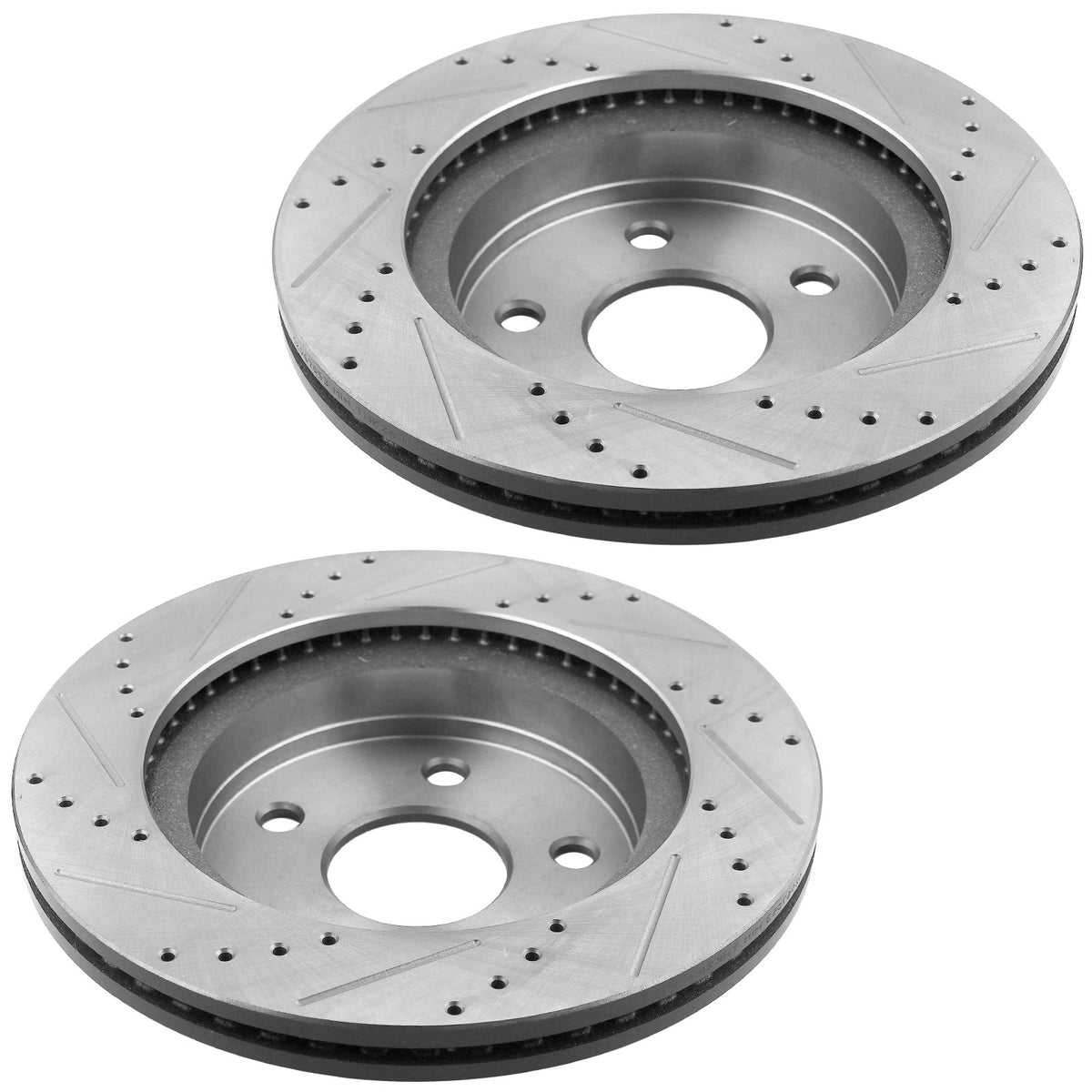 MotorbyMotor Front Brake Rotors 336mm Drilled & Slotted Brake Rotor Fits for Dodge Ram 1500 Dakota Durango, Ram 1500 4000, Chrysler Aspen MotorbyMotor