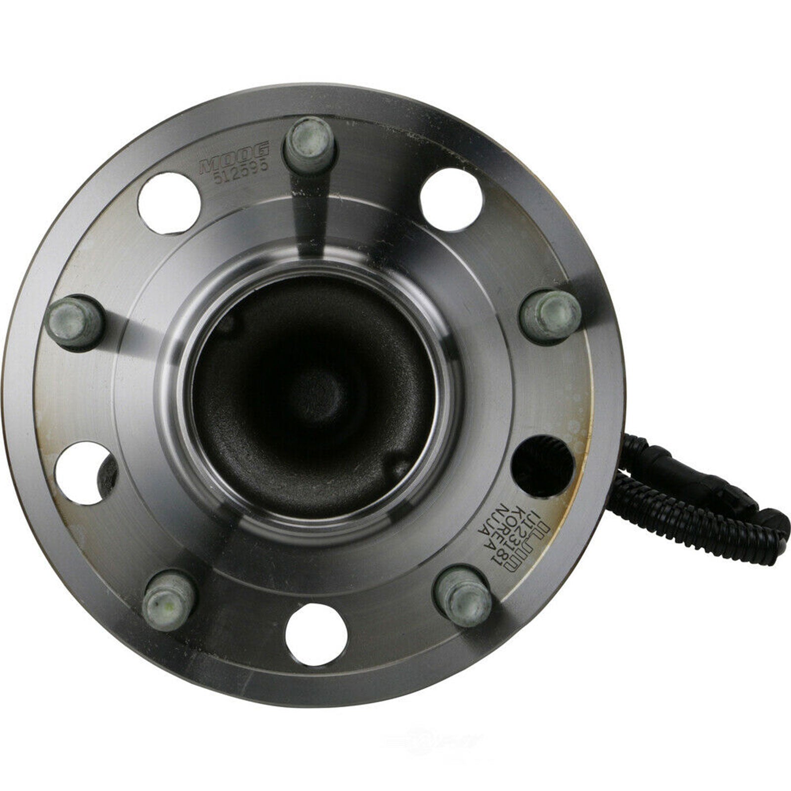 MotorbyMotor 512595 Rear Wheel Bearing and Hub Assembly with 5 Lugs Fits for 2017 Chrysler Pacifica Low-Runout OE Directly Replacement Hub Bearing (w/ABS) MotorbyMotor