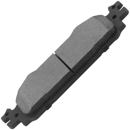 Front Ceramic Brake Pads w/Hardware Kits Fits for Ford Explorer Flex Taurus, Lincoln MKS MKT-Ceramic Low Dust Brake Pad-4 Pack MotorbyMotor