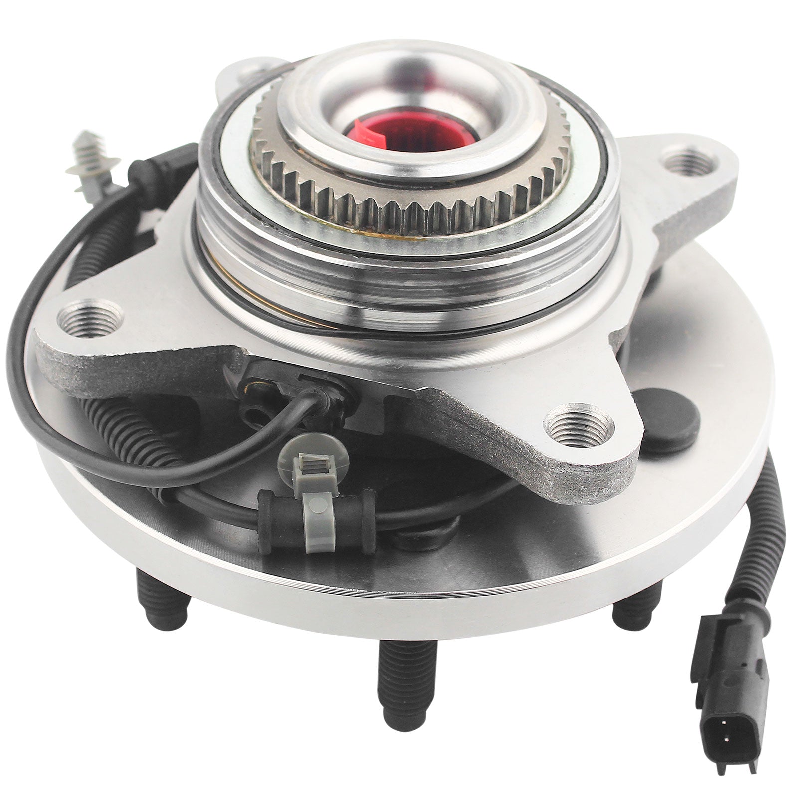 MotorbyMotor 515142 Front Wheel Bearing and Hub Assembly 4WD with 6 LugsFits for Ford F-150 Expedition, Lincoln Navigator Hub Bearing (w/ABS, 4x4; Excludes Heavy Duty) ) MotorbyMotor