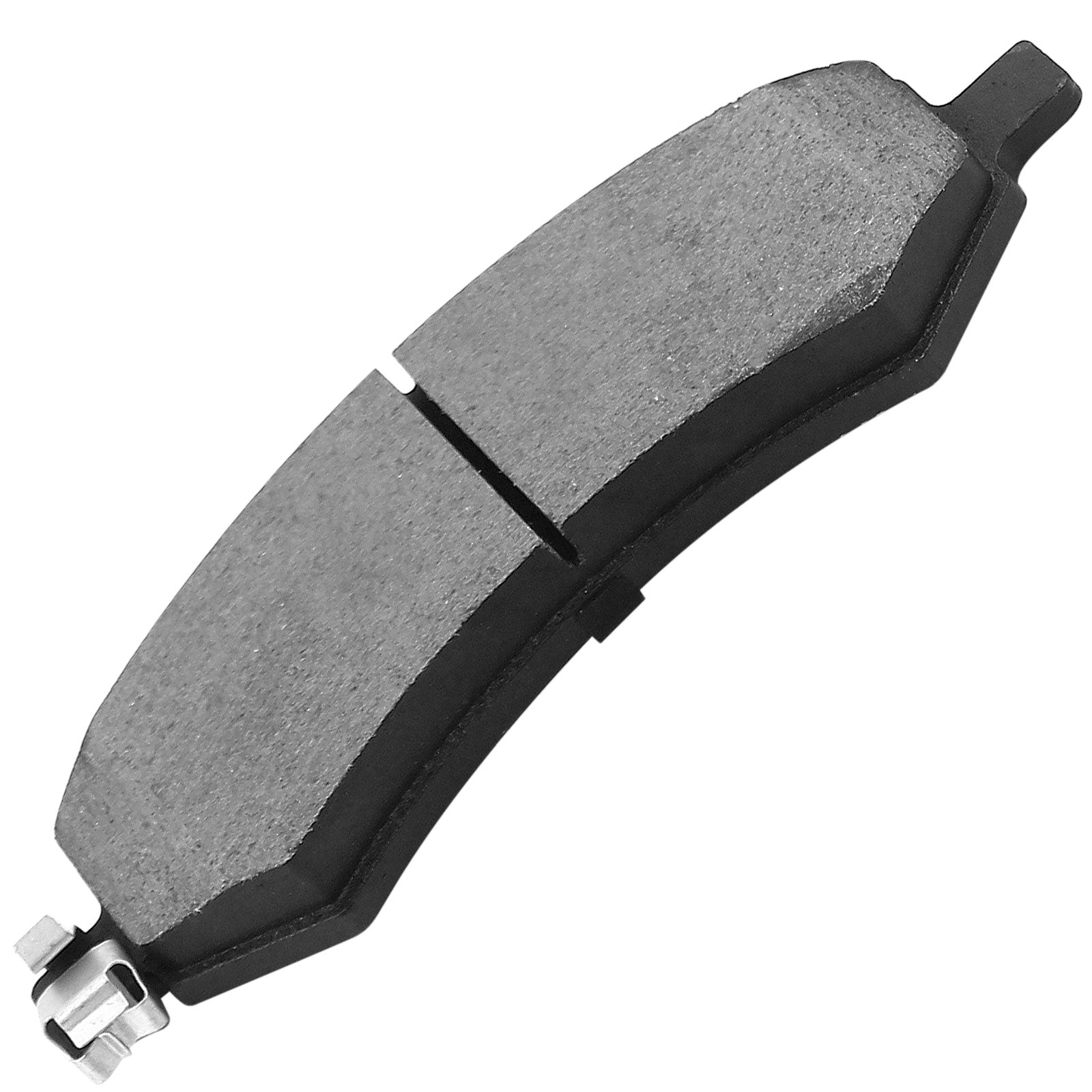 Front Ceramic Brake Pads w/Hardware Kits Fits for Chrysler Aspen, Dodge Dakota Durango Ram 1500, Mitsubishi Raider, Ram 1500 Dakota-Low Dust Brake Pad-4 Pack MotorbyMotor