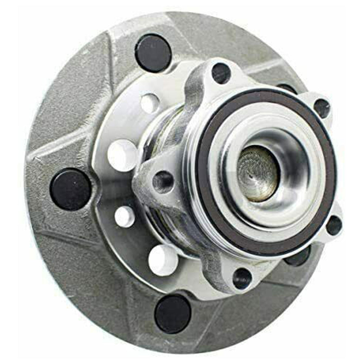 MotorbyMotor 515153 Front Wheel Bearing and Hub Assembly with 5 Lugs fits for Ford Transit 150 250 350 [SRW Models ONLY] Low-Runout OE Directly Replacement Hub Bearing MotorbyMotor