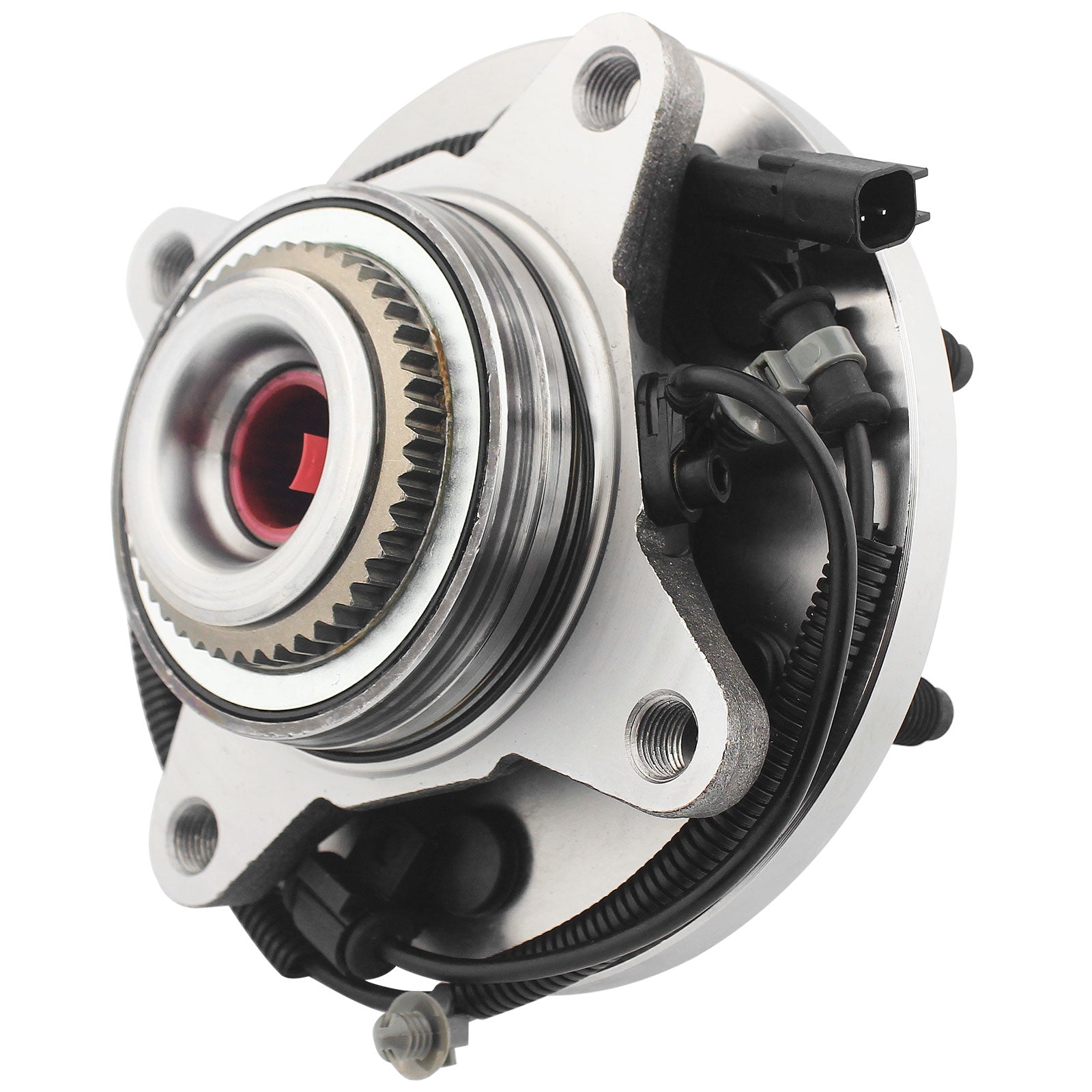 MotorbyMotor 515142 Front Wheel Bearing and Hub Assembly 4WD with 6 LugsFits for Ford F-150 Expedition, Lincoln Navigator Hub Bearing (w/ABS, 4x4; Excludes Heavy Duty) ) MotorbyMotor