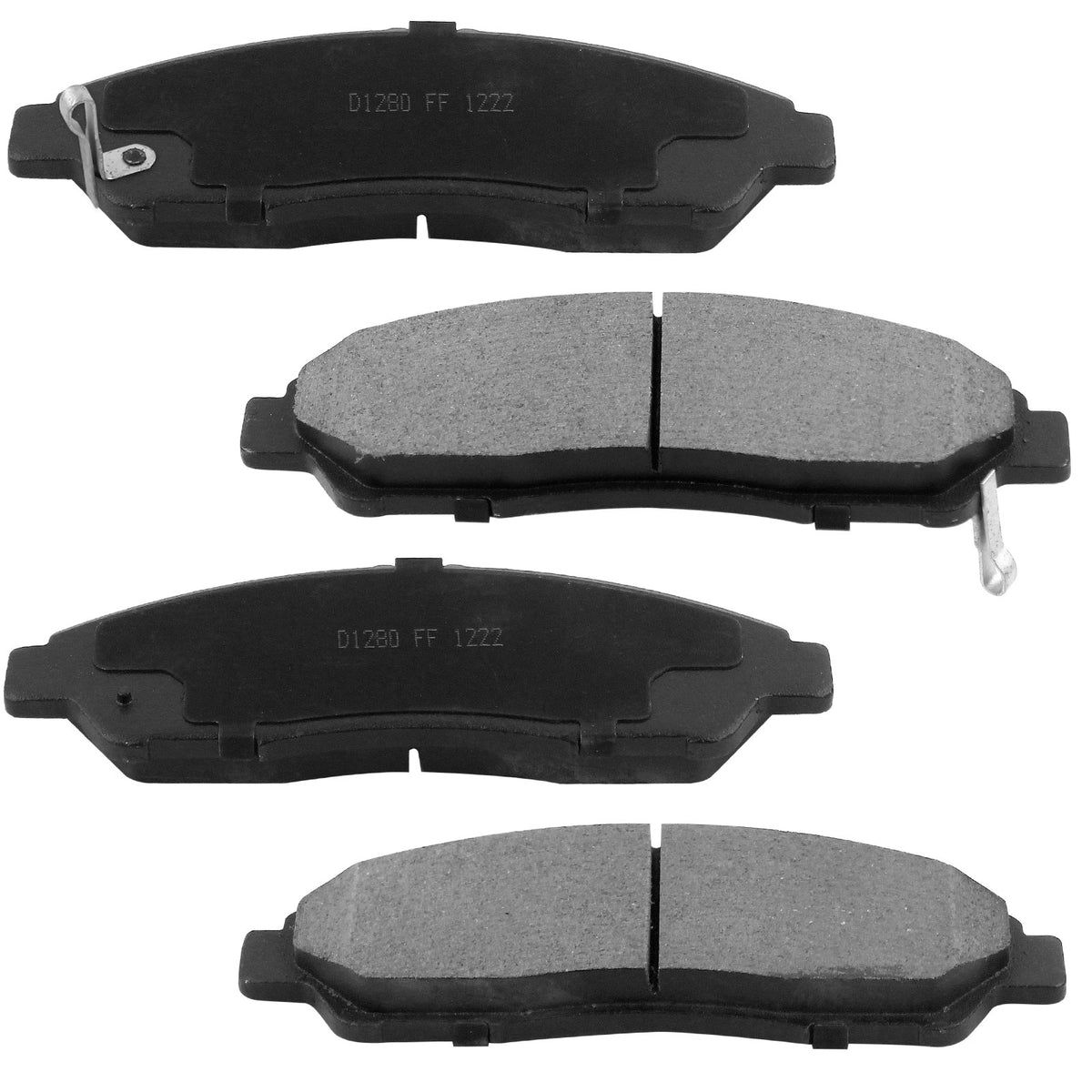 Front Drilled & Slotted Disc Brake Rotors +Ceramic Pads Fits for 07-13 Acura MDX, 16-18 Accura RLX,10-13 Accura ZDX, 09-15 Honda Pilot-5-Lug Wheel Holes MotorbyMotor