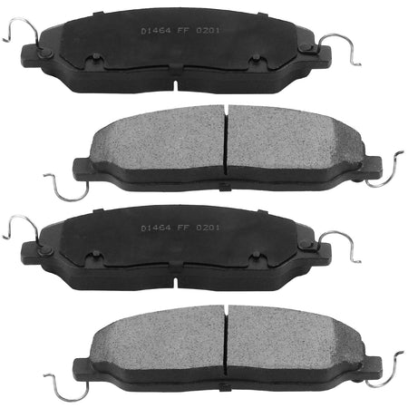 MotorbyMotor Front Brake Rotors & Brake Pad Kit 316mm Drilled & Slotted Design Fits for Ford Mustang (Excluded 2010 Base Model) MotorbyMotor