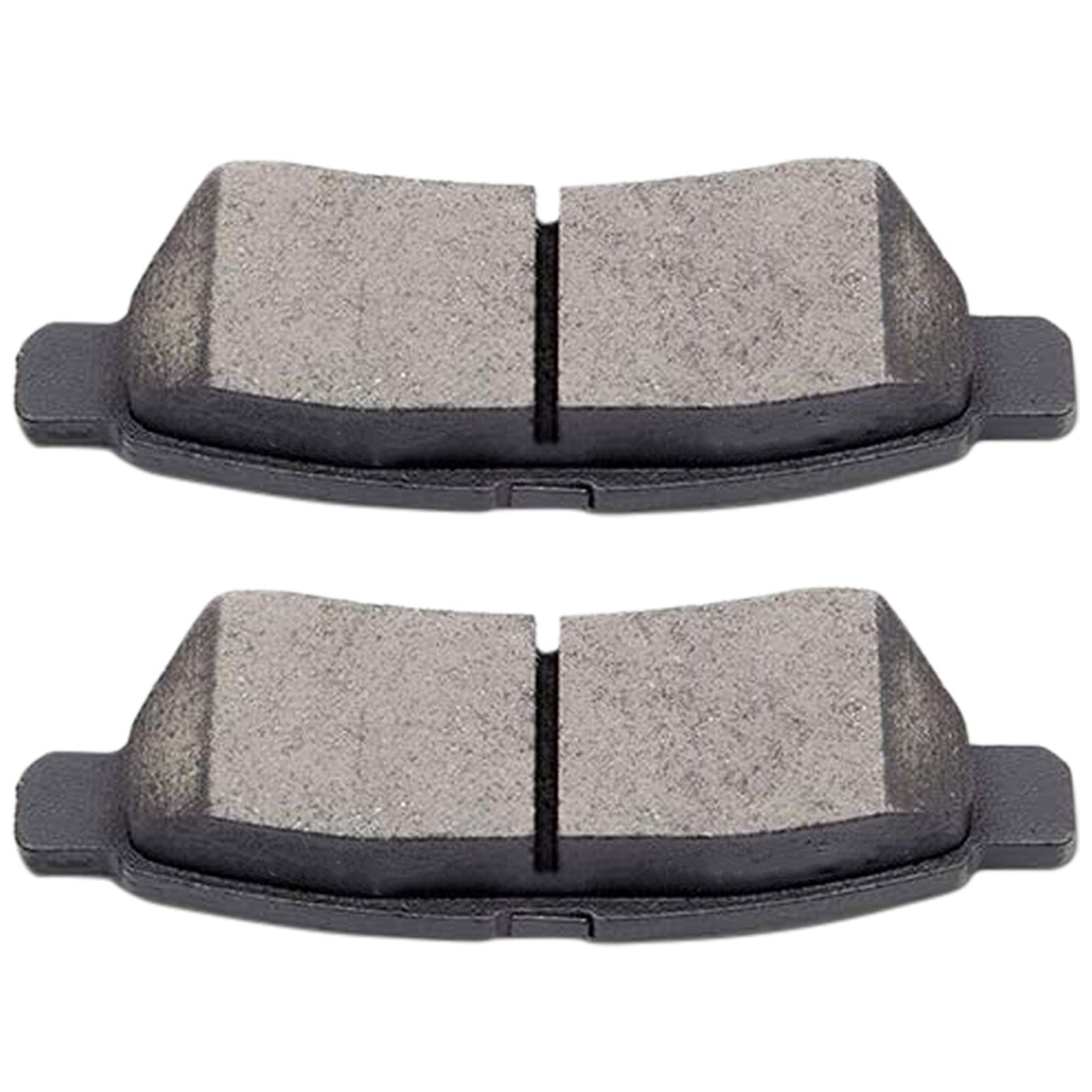 4PC Rear Ceramic Brake Pads with Hardware Kits Fits for Nissan Frontier 2005-2009, Nissan Xterra 2005-2015, Suzuki Equator 2009-2012 Low Dust Brake Pad MotorbyMotor
