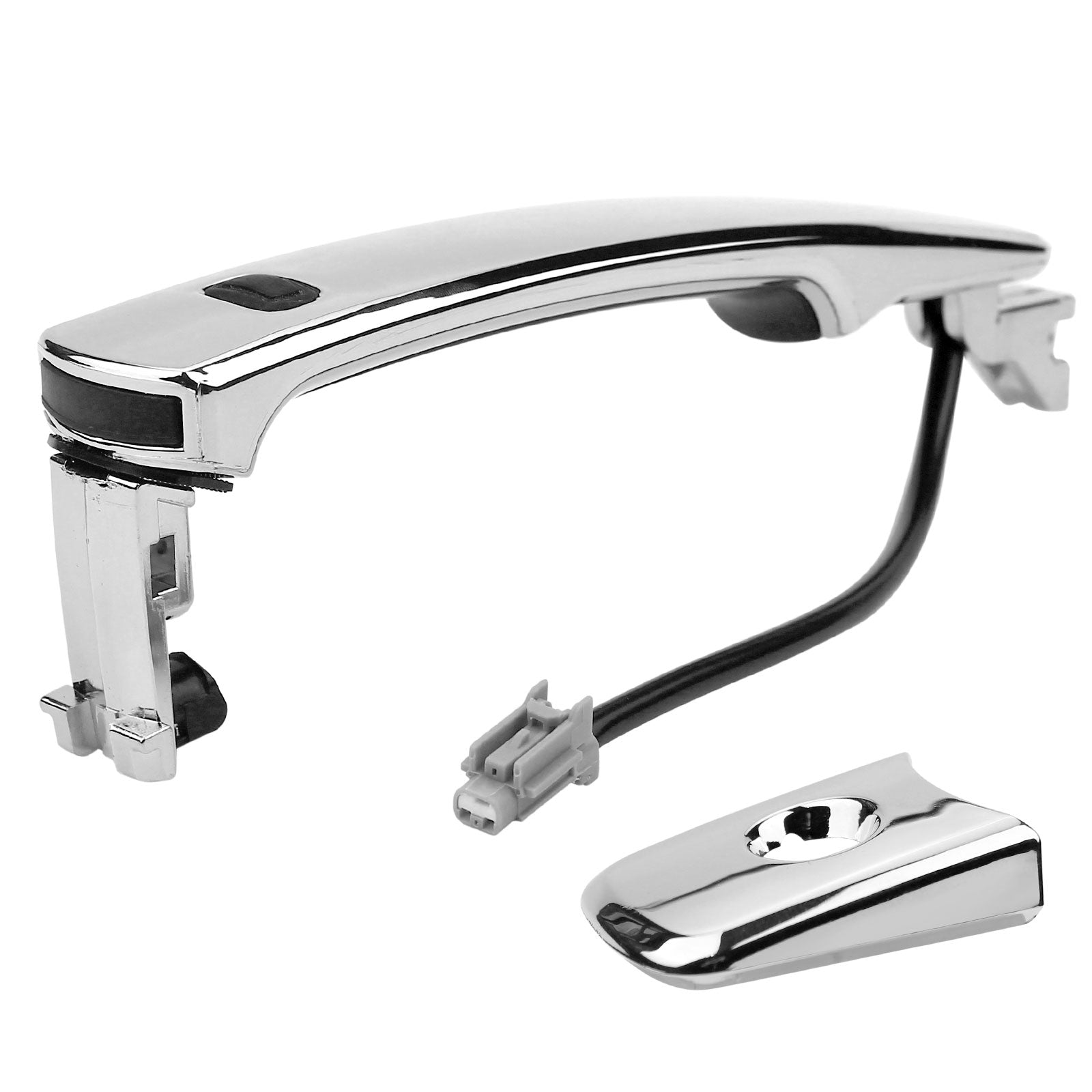 Front Left Exterior Door Handle Fits for Nissan Murano/Rogue/Rogue Select,Infiniti FX35/FX45/G35 Driver Side Outer Door Handles (Chrome Silver) MotorbyMotor