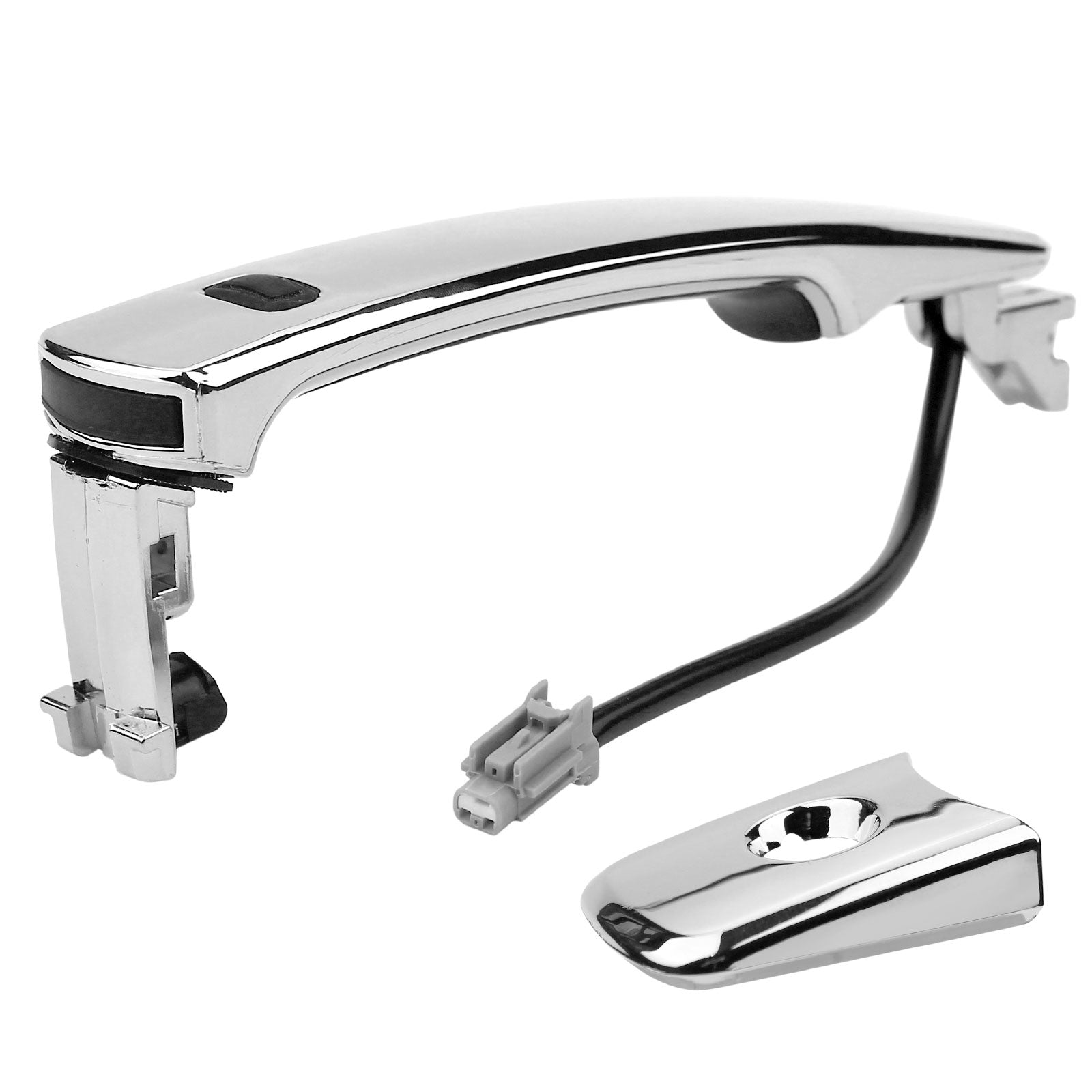 Front Left Exterior Door Handle Fits for Nissan Murano/Rogue/Rogue Select,Infiniti FX35/FX45/G35 Driver Side Outer Door Handles (Chrome Silver) MotorbyMotor