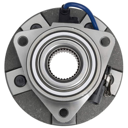 MotorbyMotor 513189 Front Wheel Bearing and Hub Assembly with 5 Lugs Fits for Saturn Vue 02-07, Pontiac Torrent 06, Chevrolet Equinox 05-06 Hub Bearing (4-Wheel ABS) MotorbyMotor