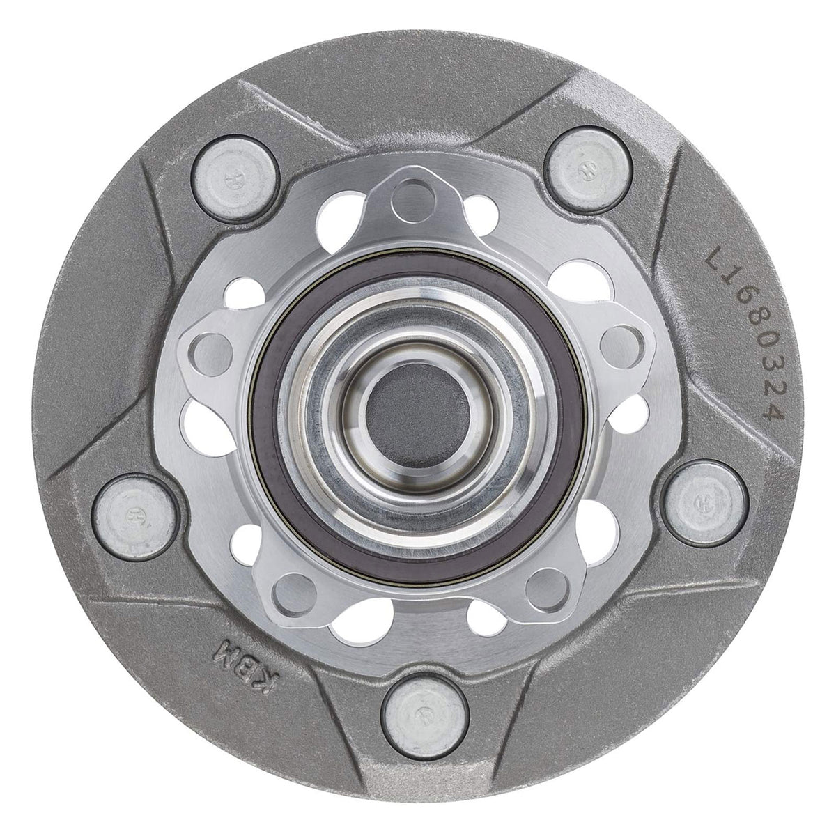 MotorbyMotor 515153 Front Wheel Bearing and Hub Assembly with 5 Lugs fits for Ford Transit 150 250 350 [SRW Models ONLY] Low-Runout OE Directly Replacement Hub Bearing MotorbyMotor
